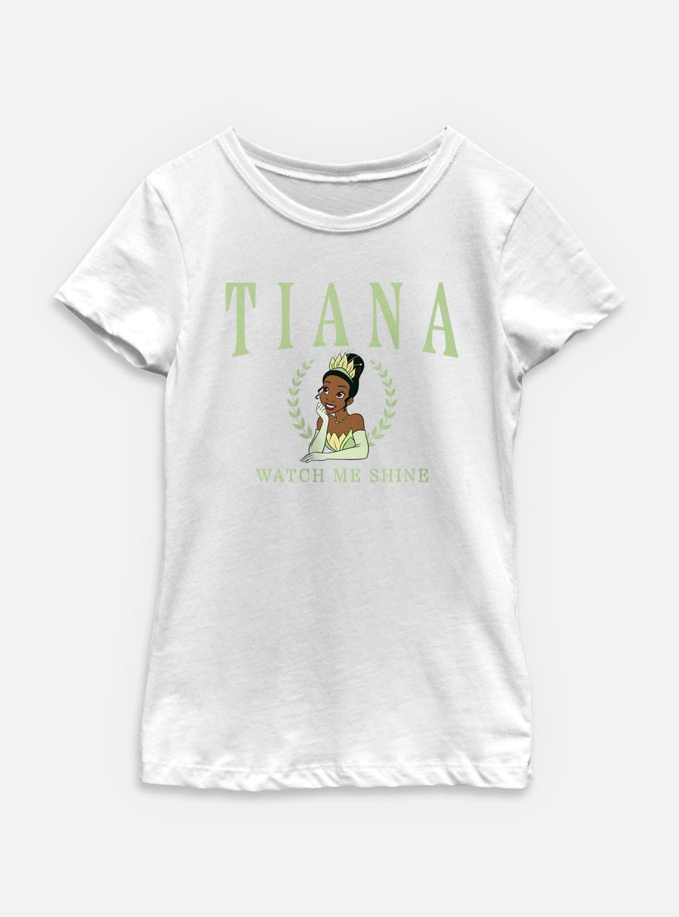 Disney Princesses Tiana Collegiate Youth Girls T-Shirt, , hi-res