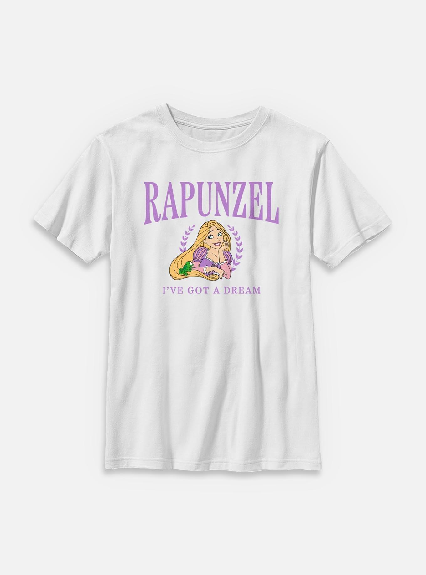 Disney Princesses Rapunzel Collegiate Youth T-Shirt, , hi-res