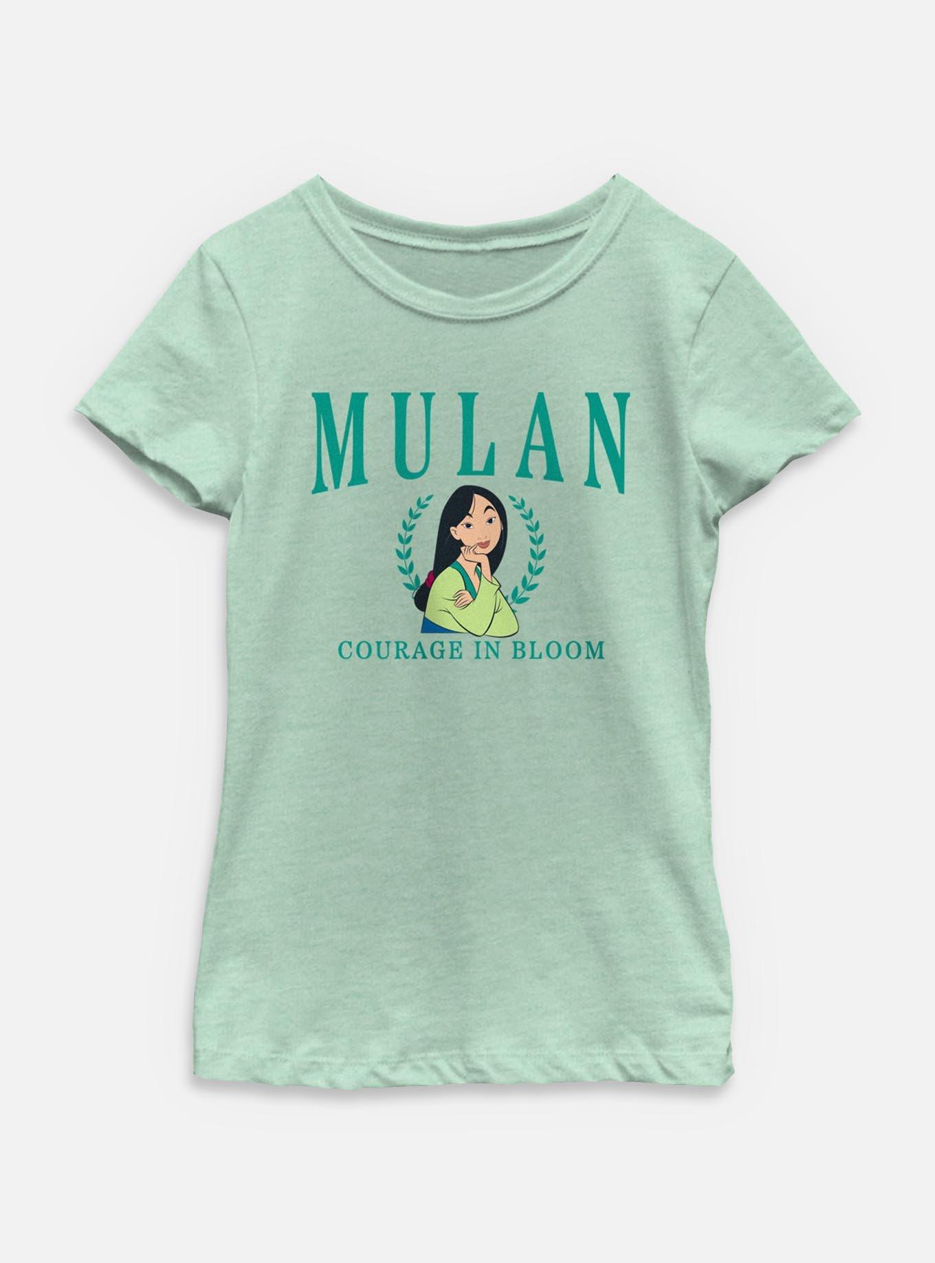 Disney Princesses Mulan Collegiate Youth Girls T-Shirt, , hi-res