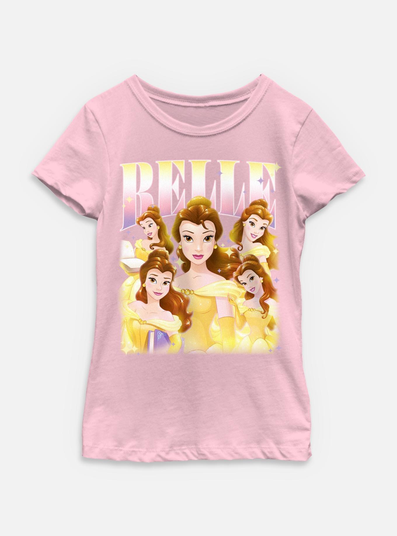 Disney Princesses Retro Belle Youth Girls T-Shirt, , hi-res