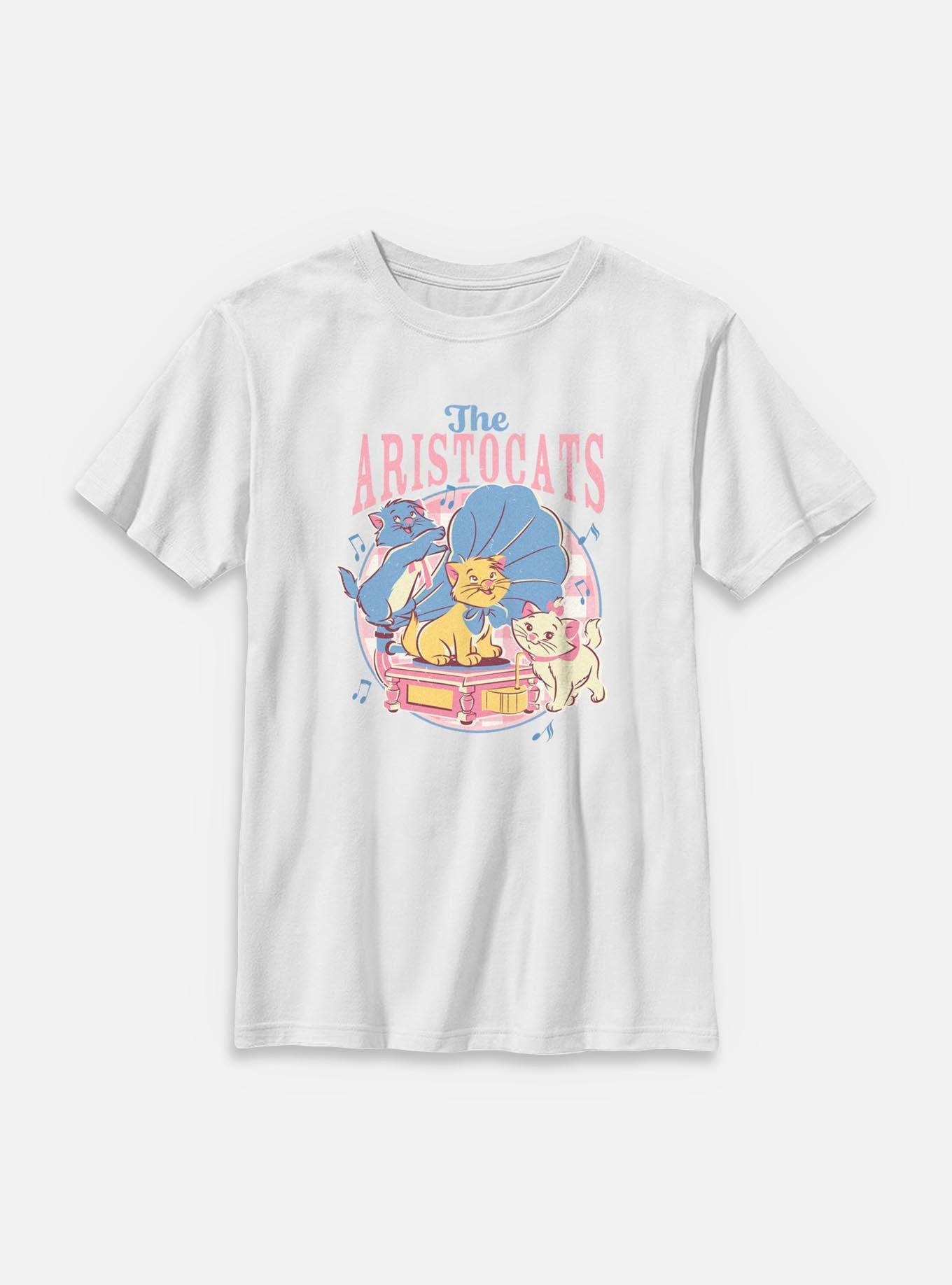 Disney The AristoCats Playing With Gramophone Youth T-Shirt, , hi-res