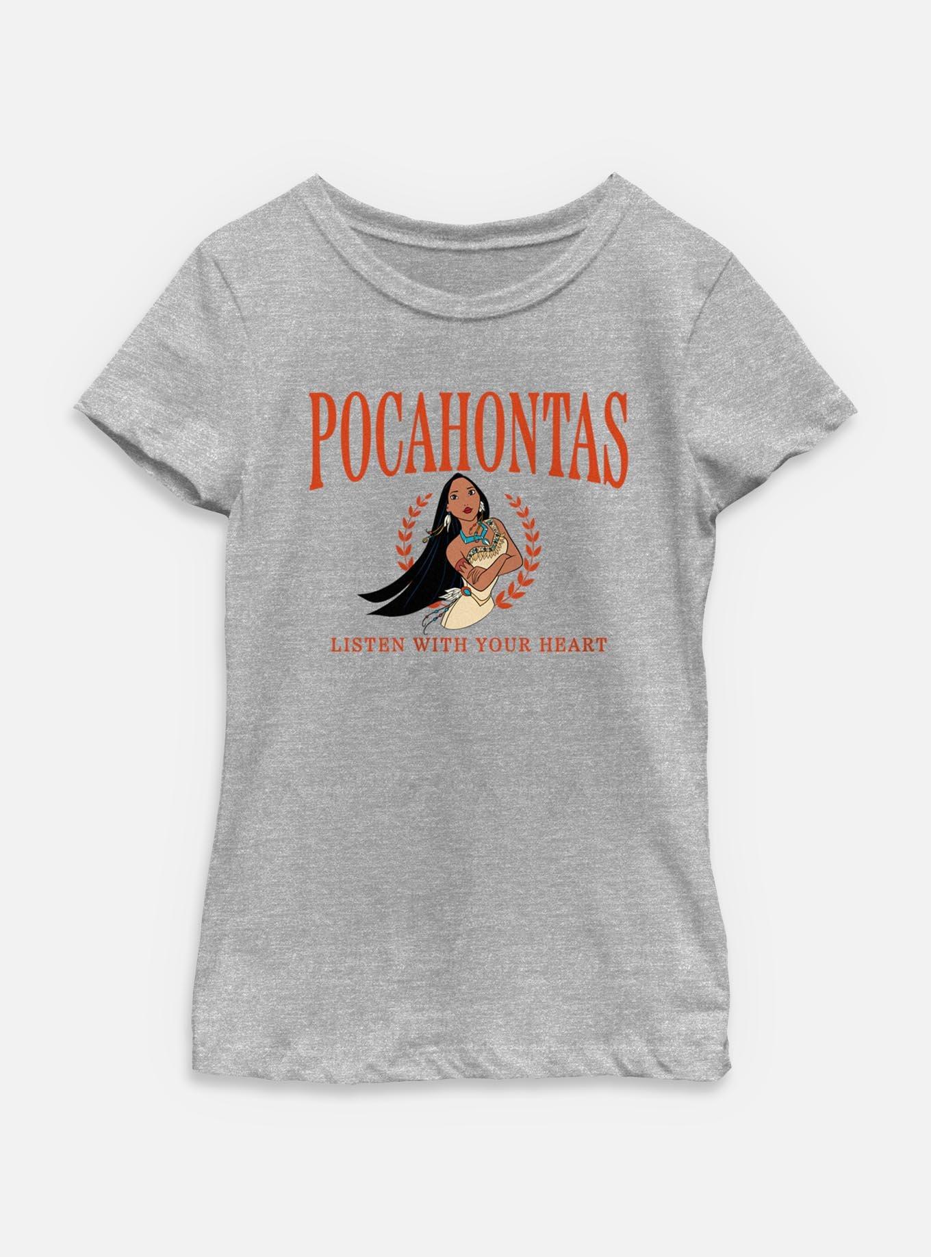 Disney Princesses Pocahontas Collegiate Youth Girls T-Shirt, , hi-res