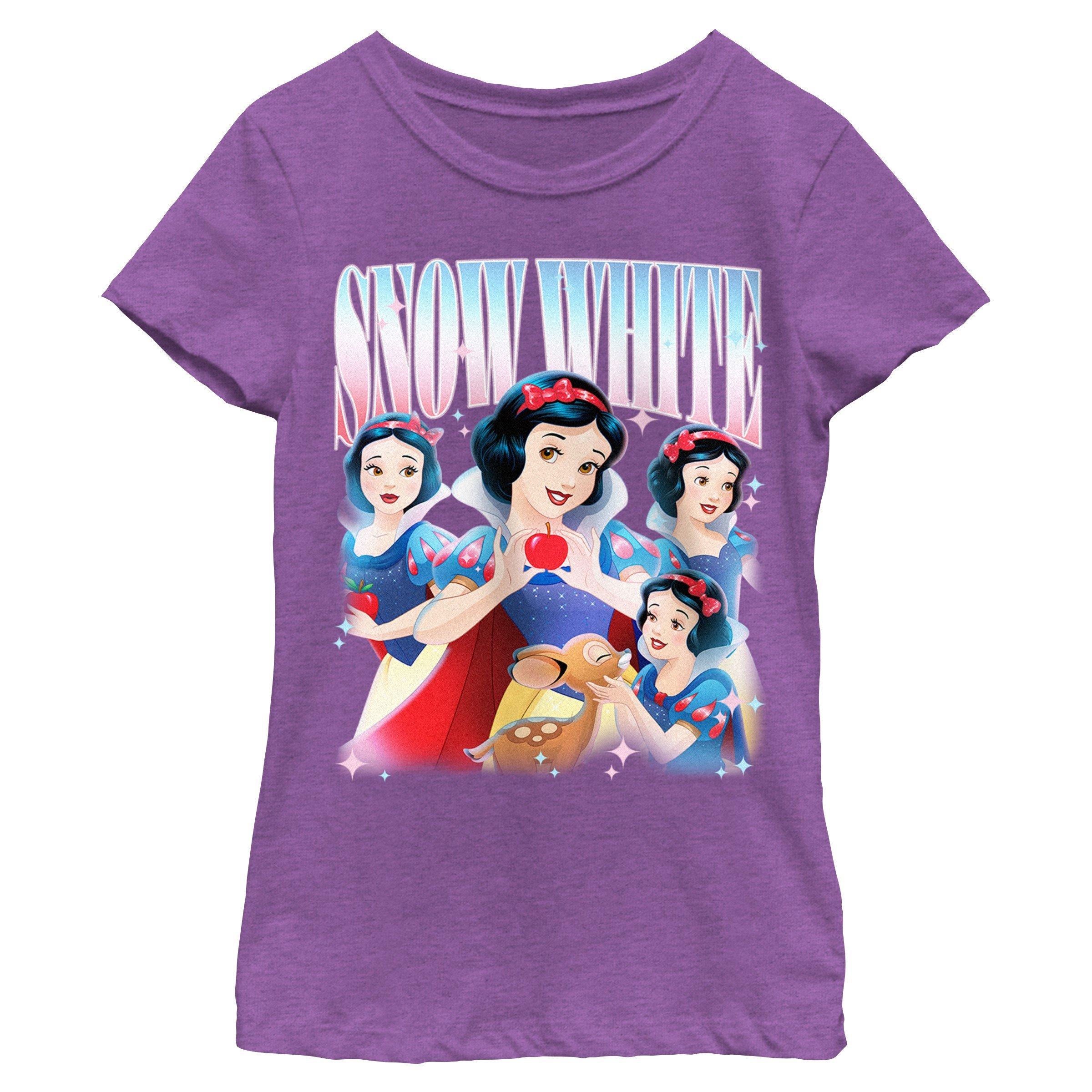 Disney Princesses Retro Snow White Youth Girls T-Shirt, , hi-res