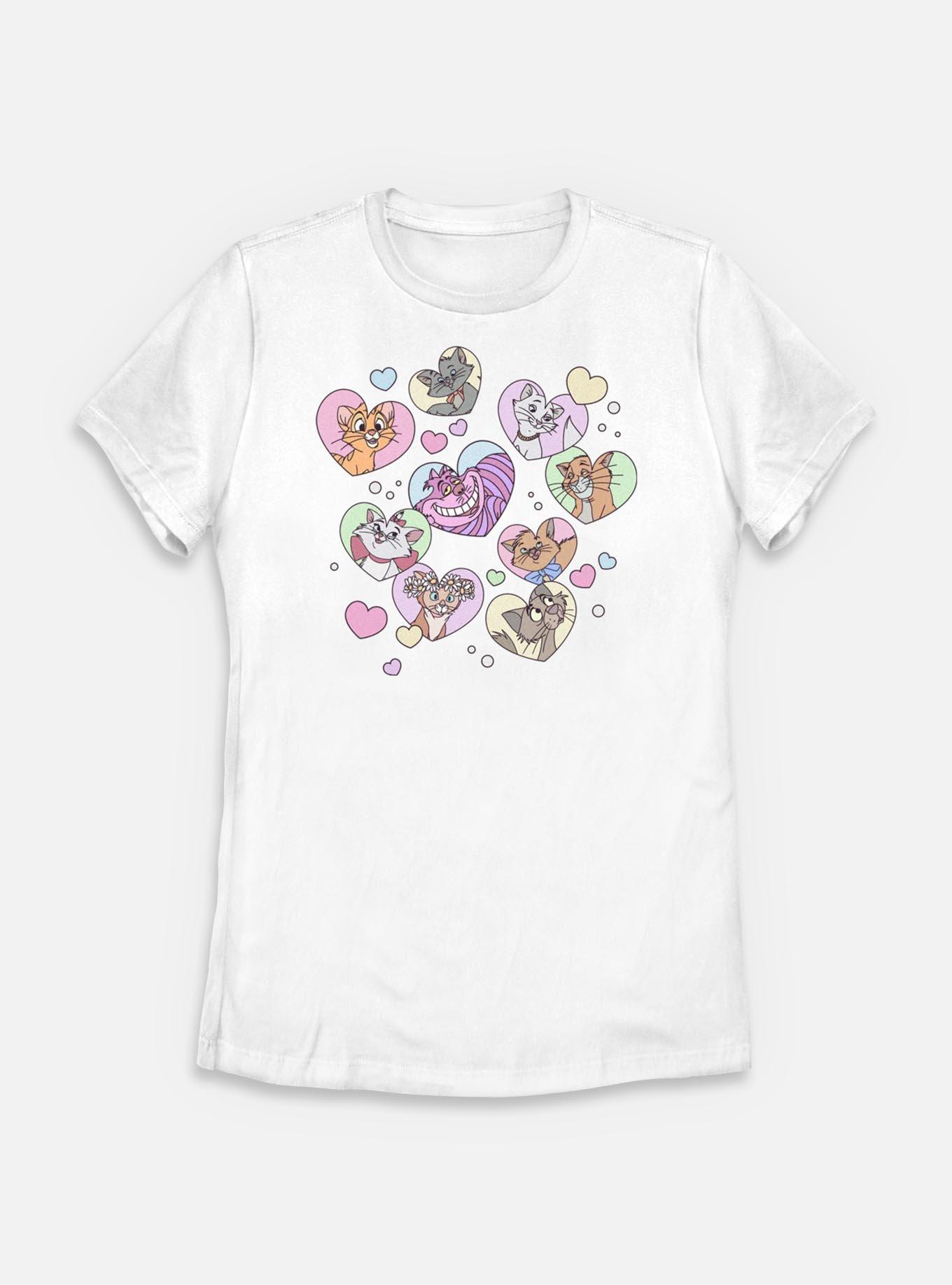 Disney Channel Cat Hearts Womens T-Shirt, , hi-res
