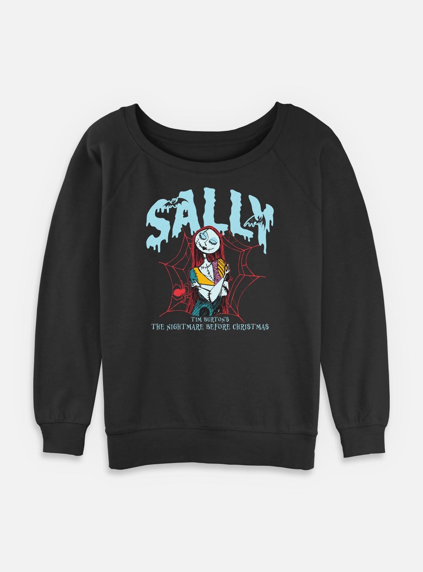 Disney The Nightmare Before Christmas Collegiate Sally Womens Slouchy Sweatshirt, , hi-res