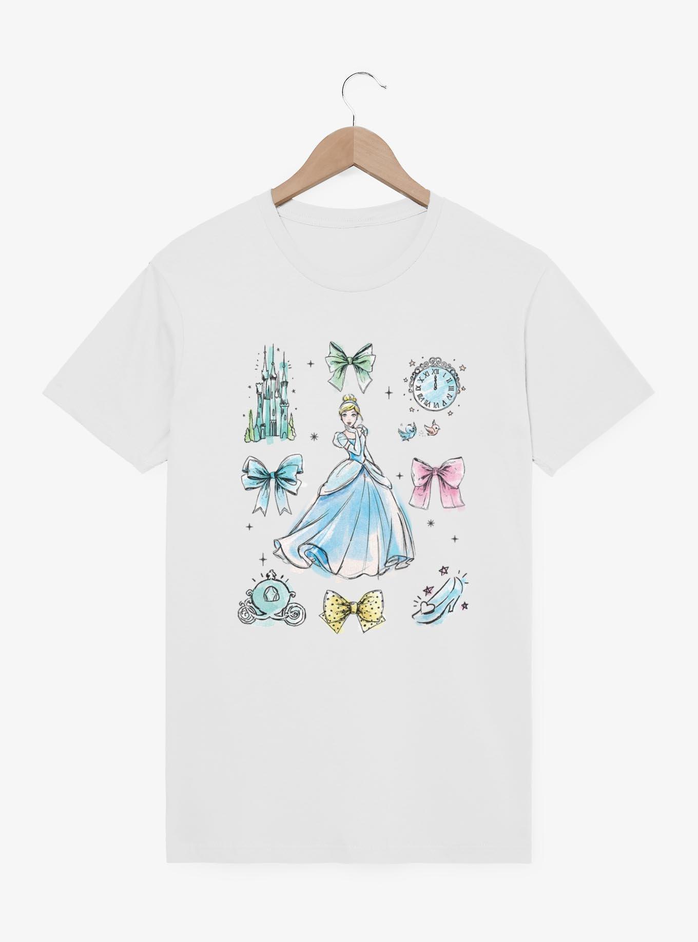 Disney Princesses Cinderella Bow Icons T-Shirt, , hi-res