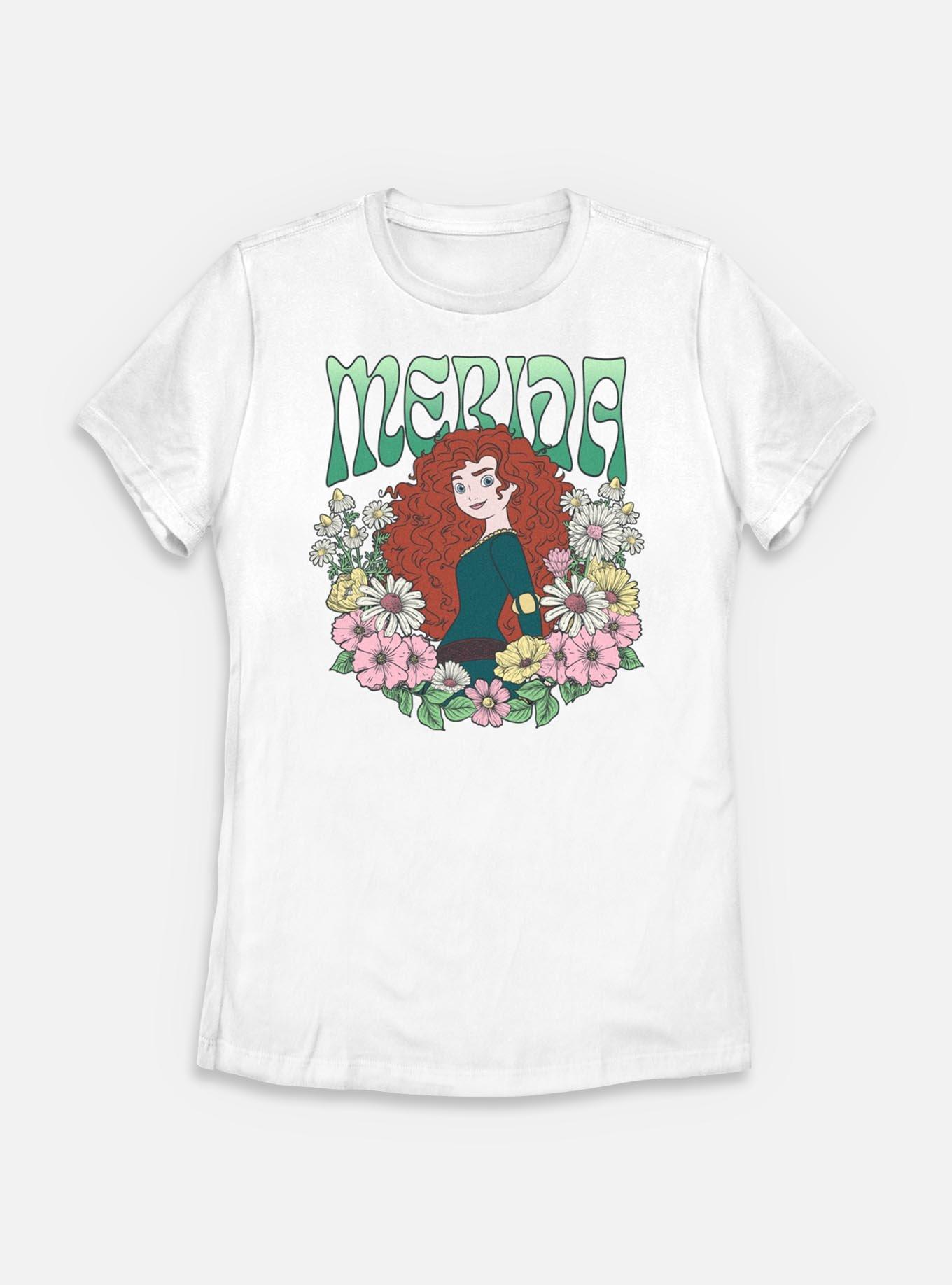 Disney Princesses Merida Floral Wreath Womens T-Shirt, , hi-res