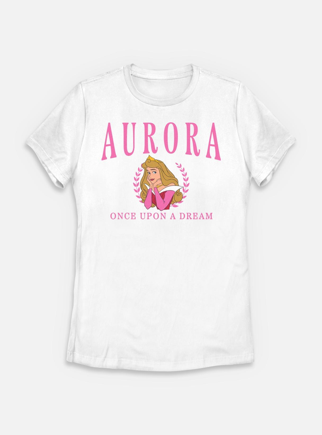 Disney Princesses Aurora Collegiate Womens T-Shirt, , hi-res