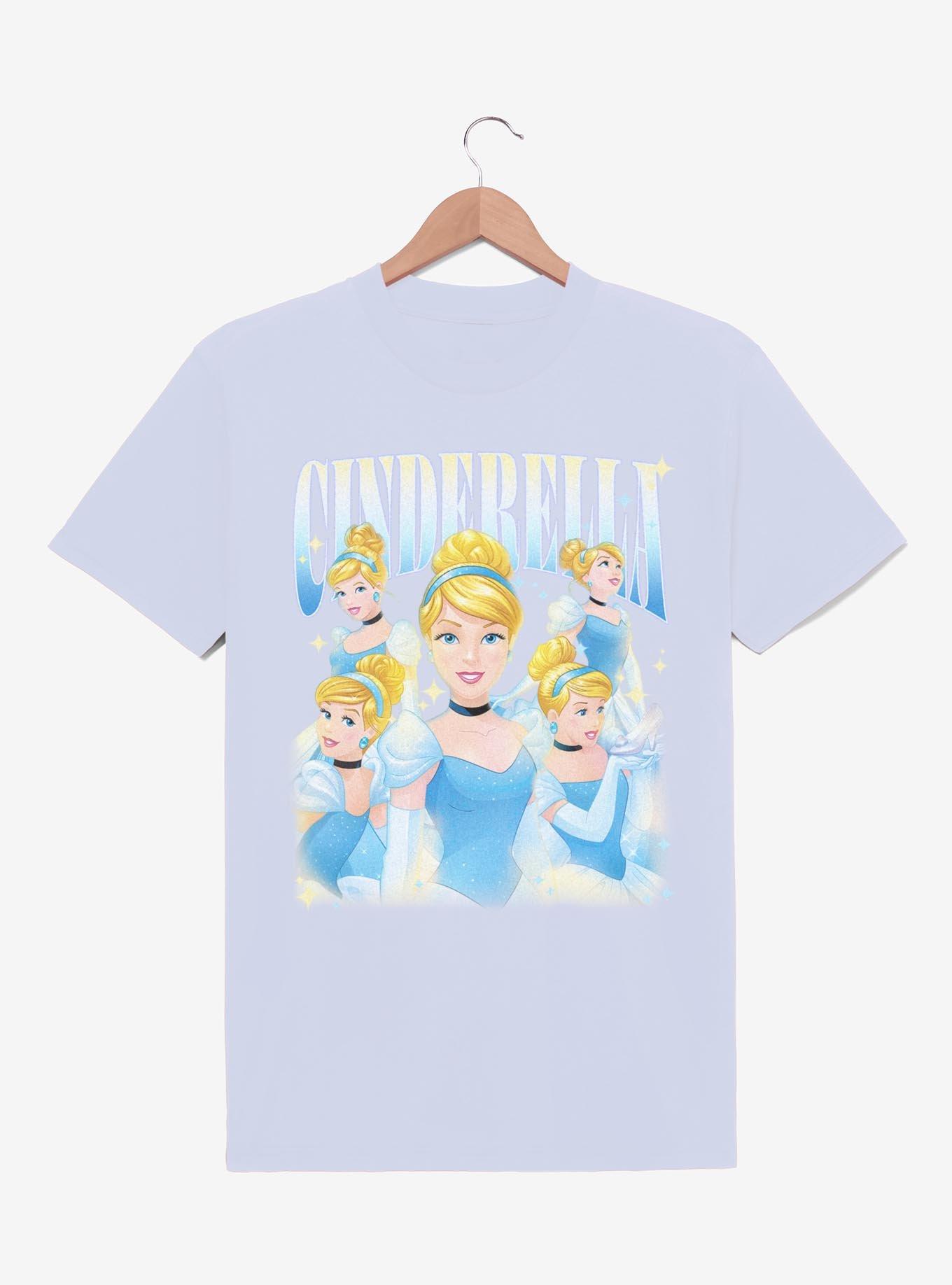 Cinderella　Tシャツ　シンデレラ Disney Princesses Retro Cinderella T-Shirt - BLUE | BoxLunch