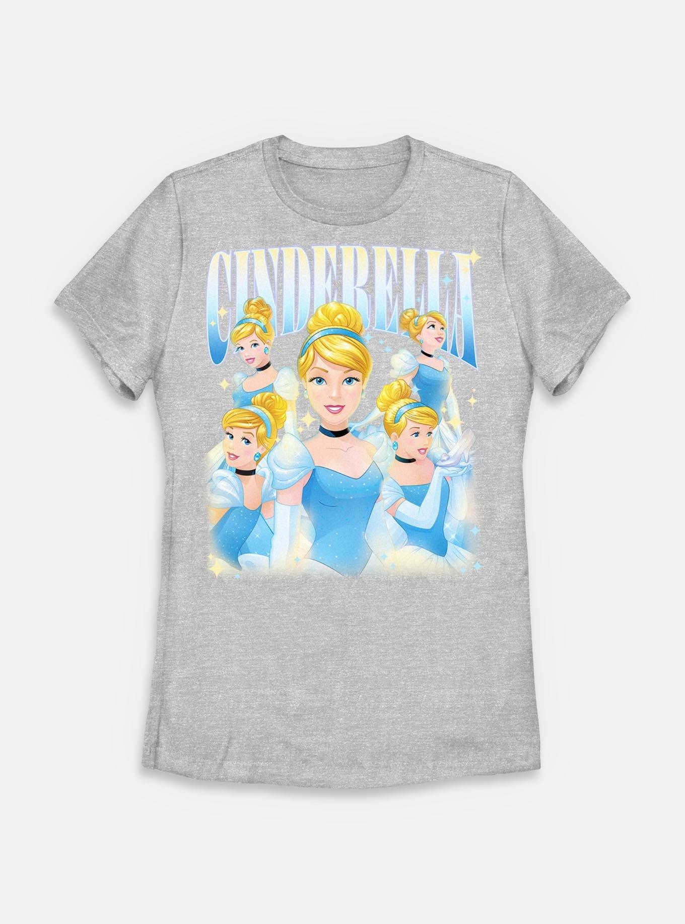 Disney Princesses Retro Cinderella Womens T-Shirt