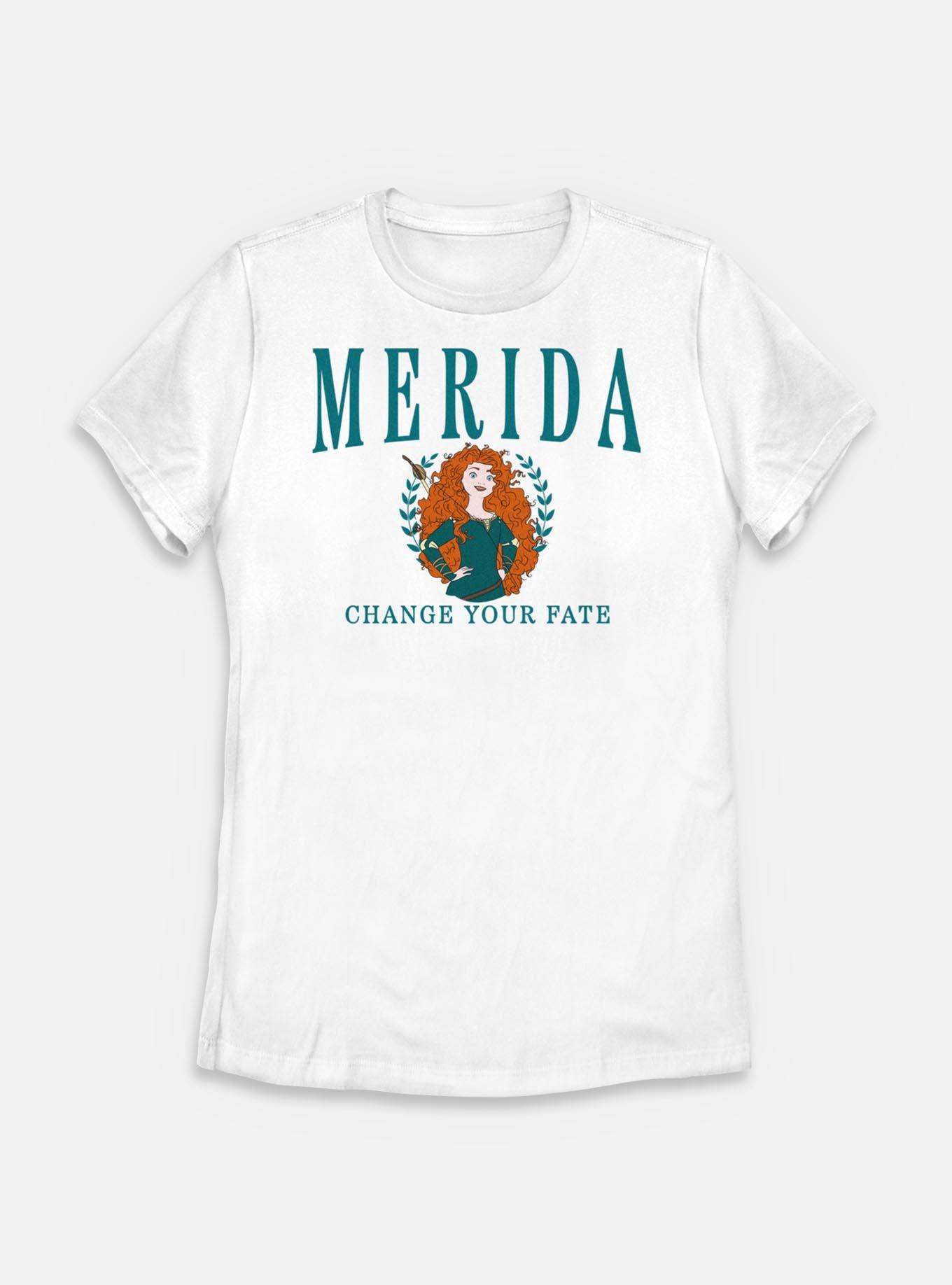 Disney Princesses Merida Collegiate Womens T-Shirt, WHITE, hi-res