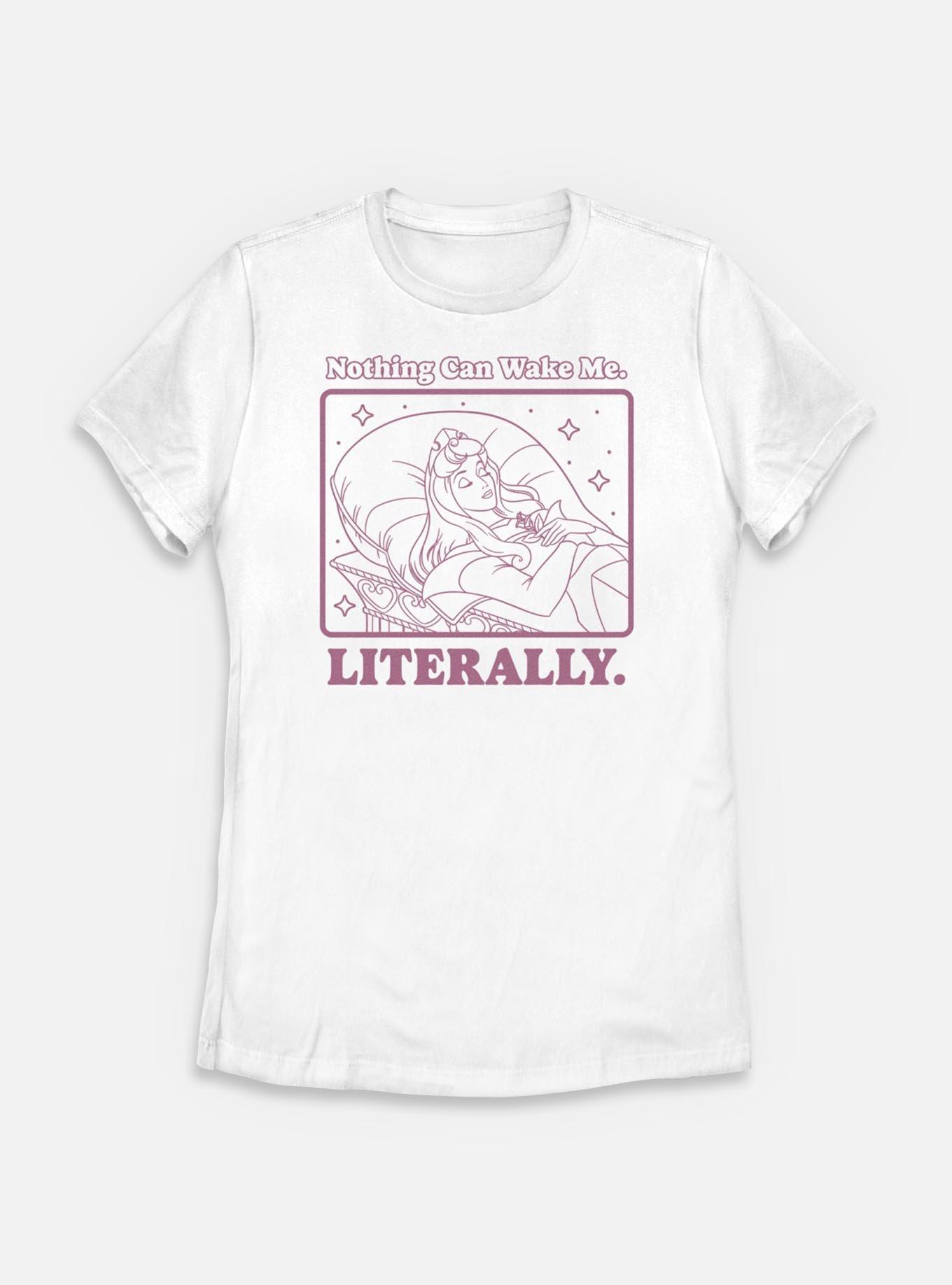 Disney Princesses Aurora Nothing Can Wake Me Womens T-Shirt, , hi-res