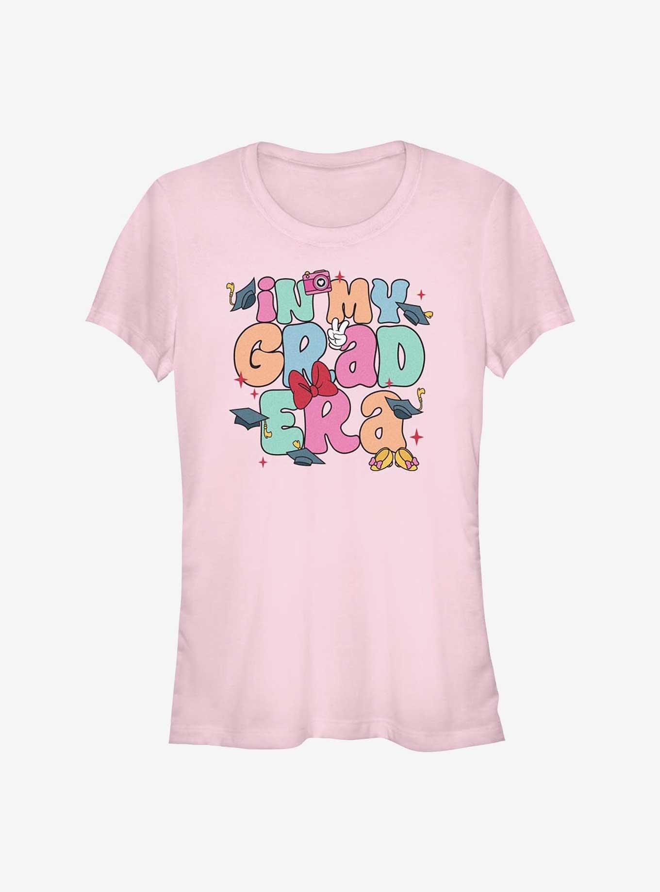 Disney Minnie Mouse Grad Era Girls T-Shirt, LIGHT PINK, hi-res