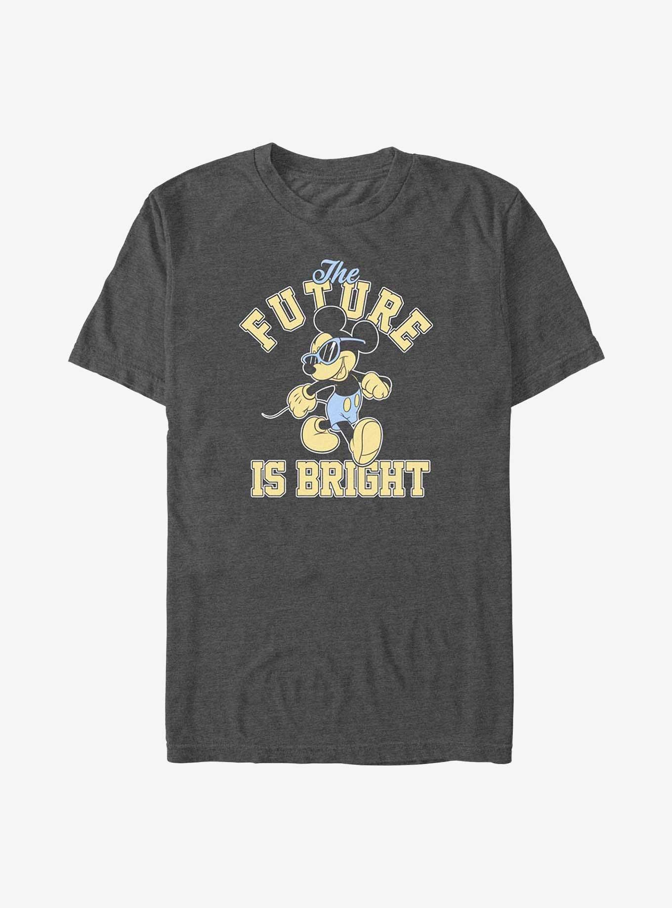 Disney Mickey Mouse Bright Future T-Shirt, CHAR HTR, hi-res