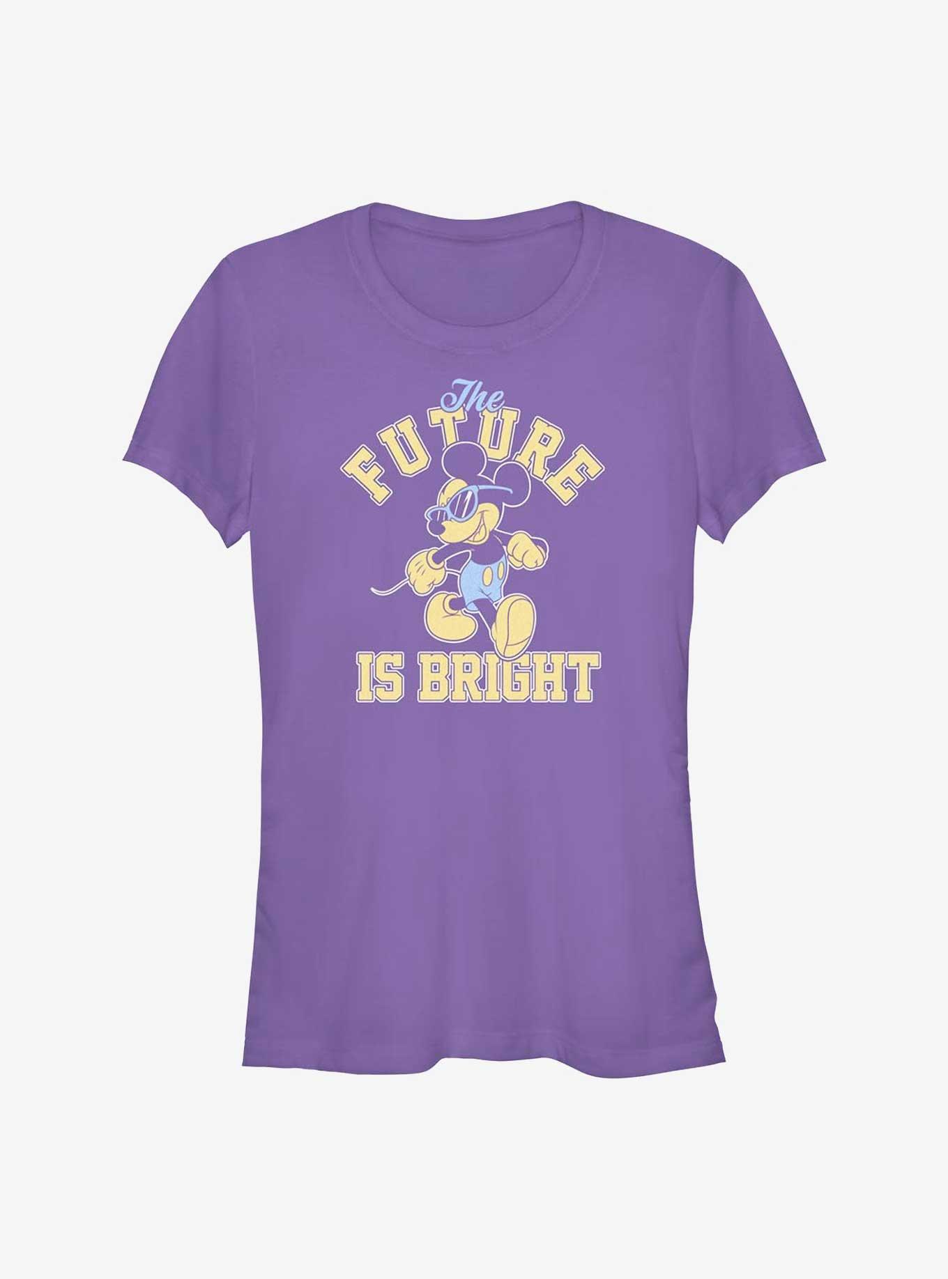 Disney Mickey Mouse Bright Future Girls T-Shirt, PURPLE, hi-res