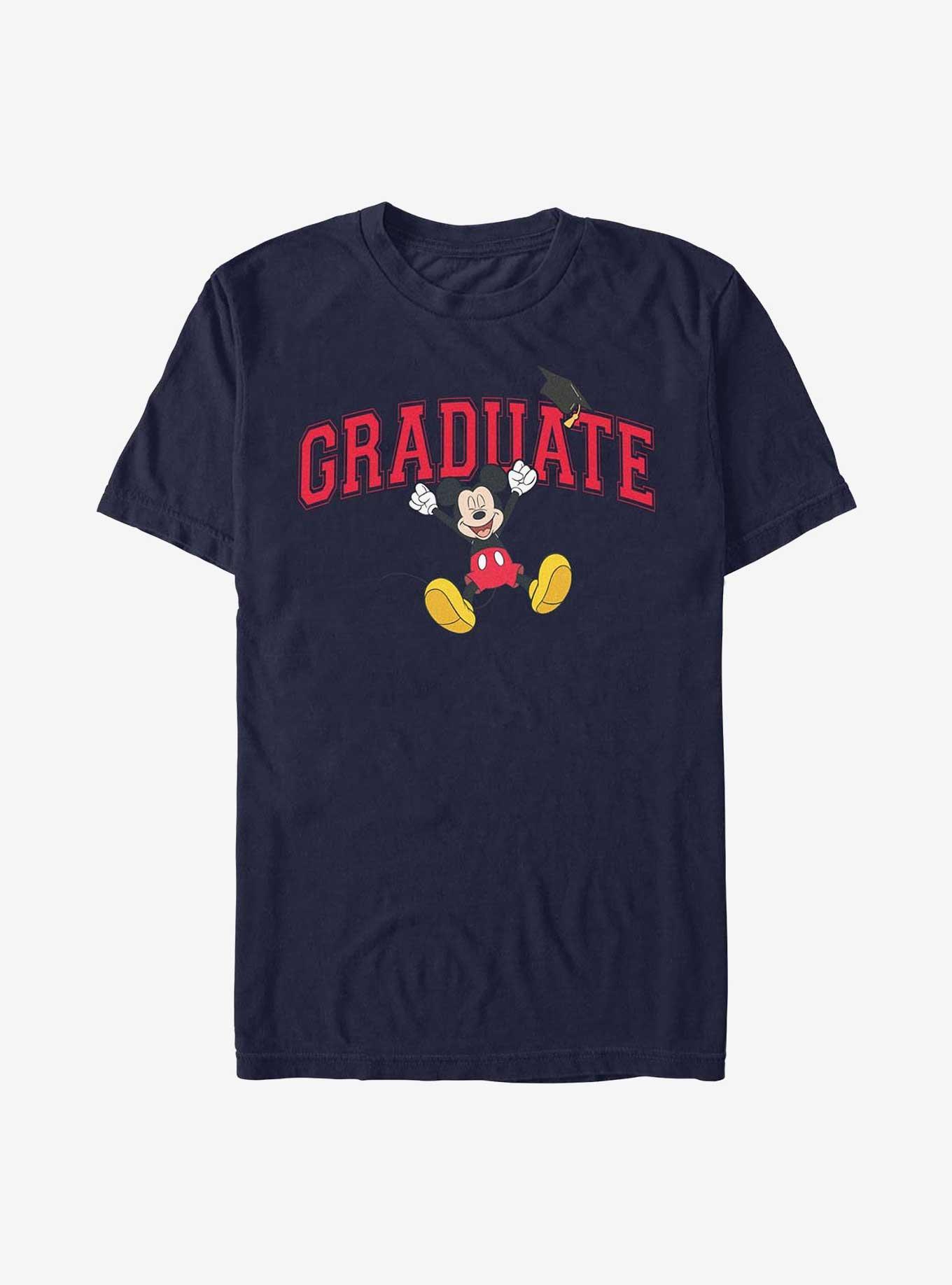 Disney Mickey Mouse Graduate T-Shirt, NAVY, hi-res