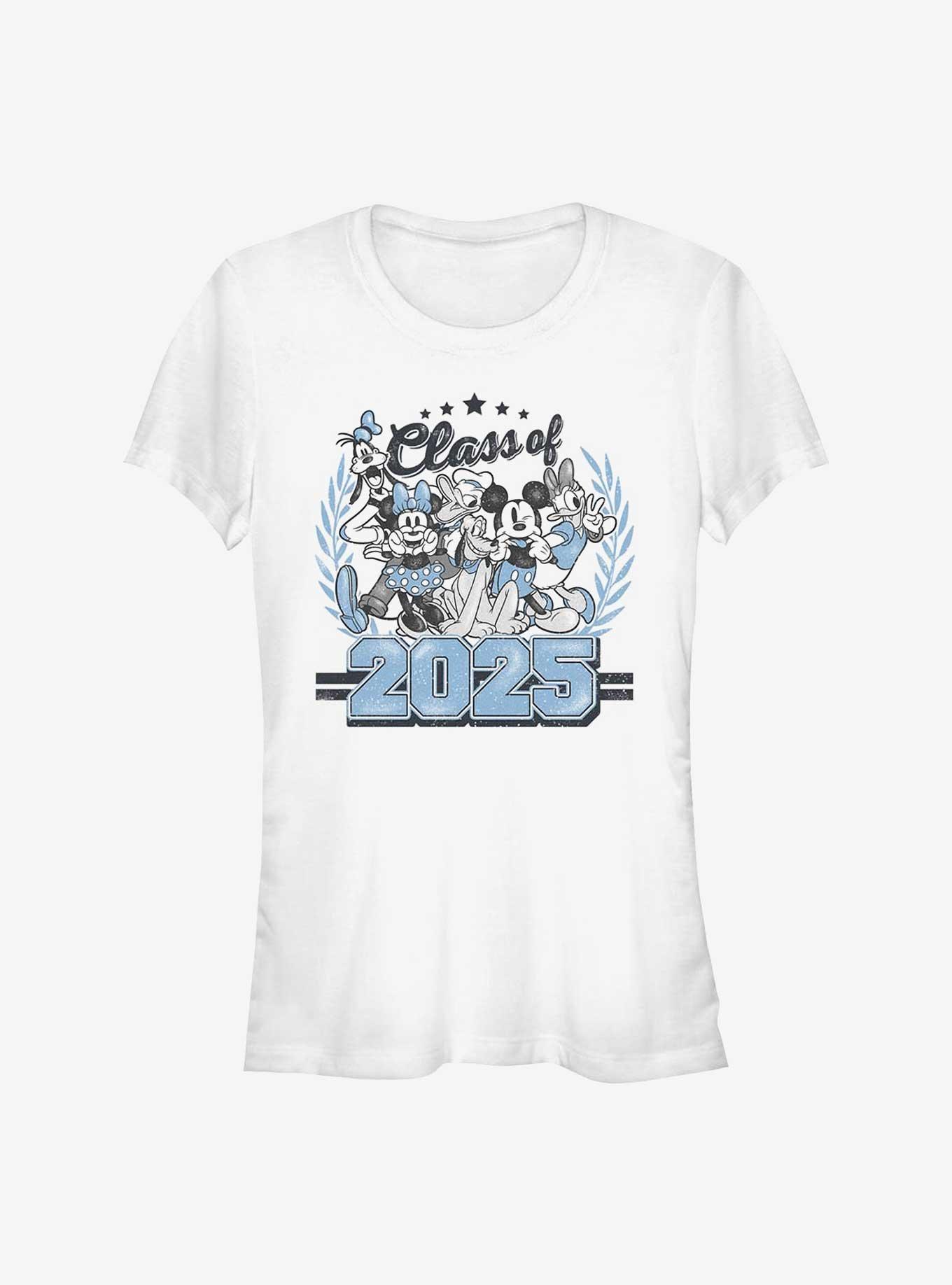 Disney Mickey Mouse Class Of 2025 Girls T-Shirt, WHITE, hi-res