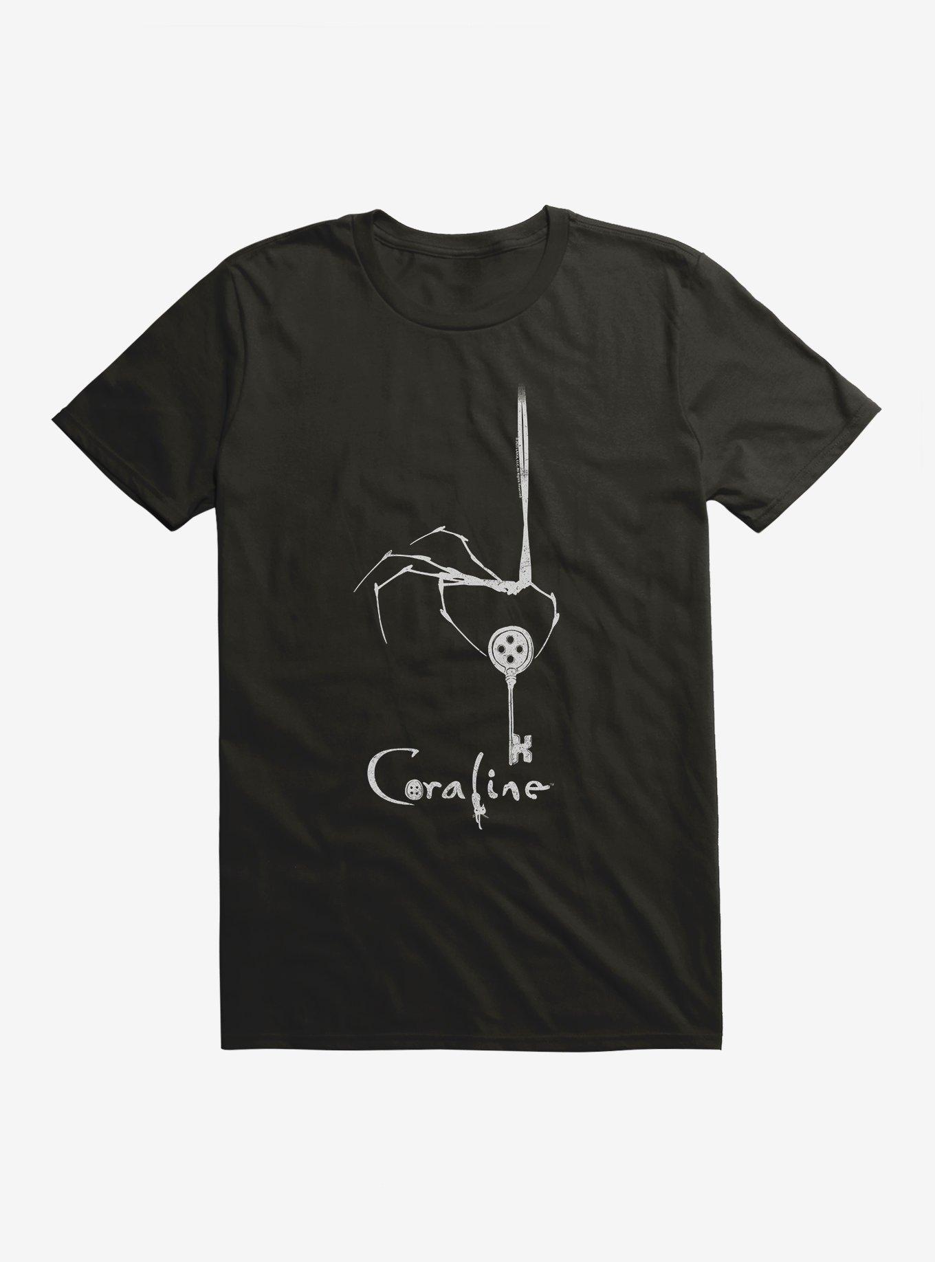 Coraline Button Skeleton Key T-Shirt, , hi-res