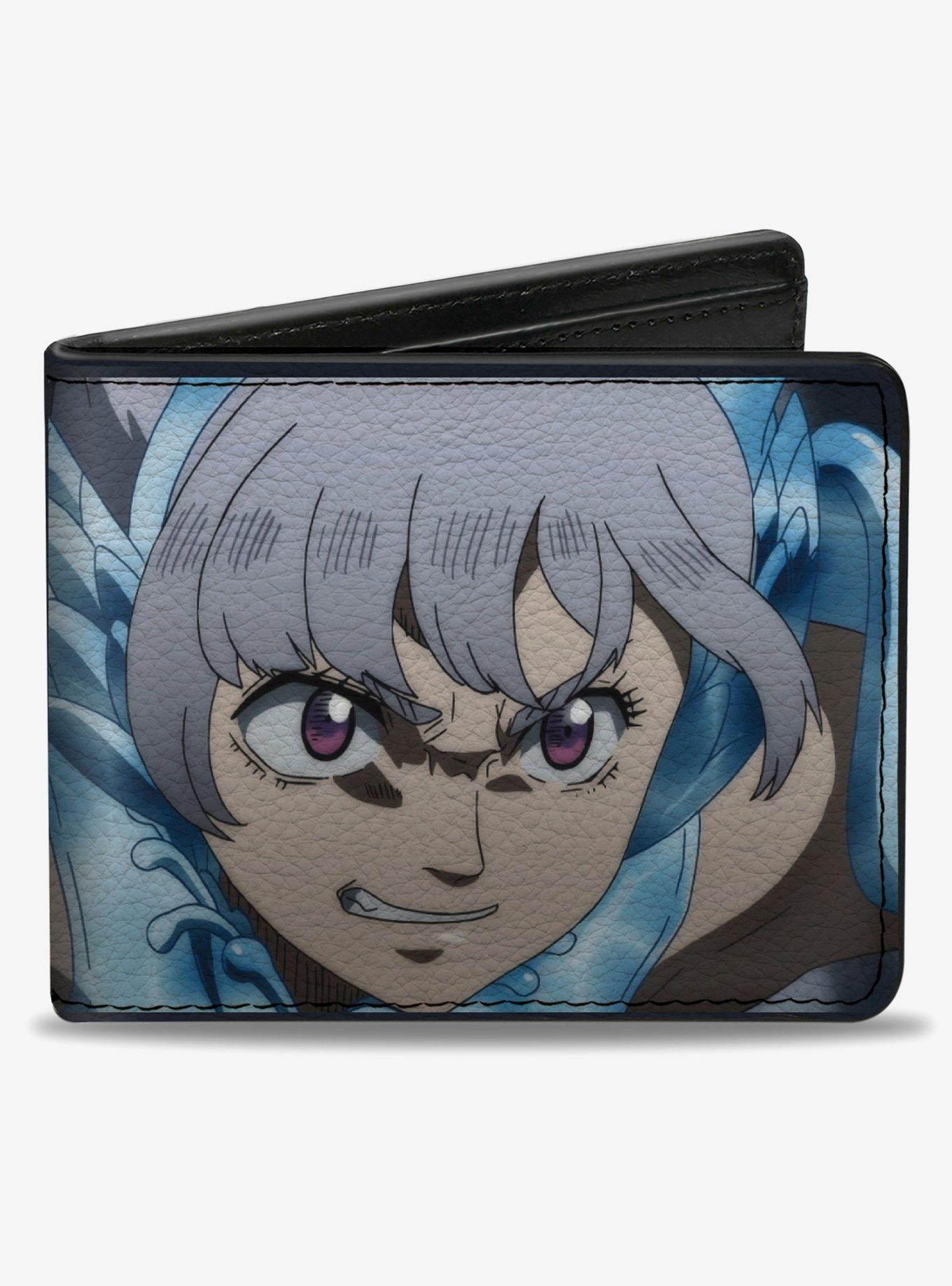 Black Clover Mermaid Noelle Close-Up Bifold Wallet, , hi-res