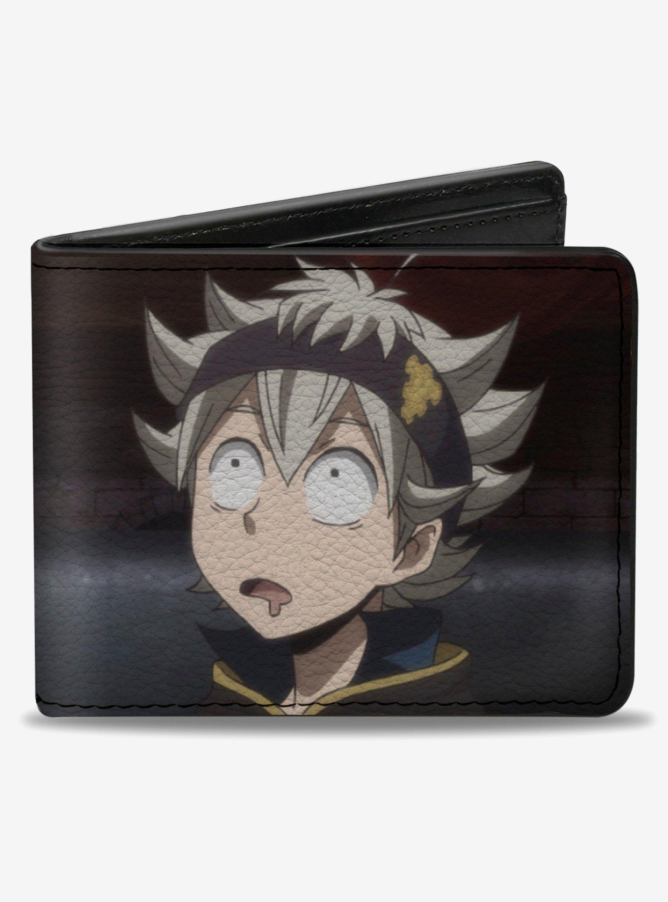 Black Clover Asta Looking Up Pose Bifold Wallet, , hi-res