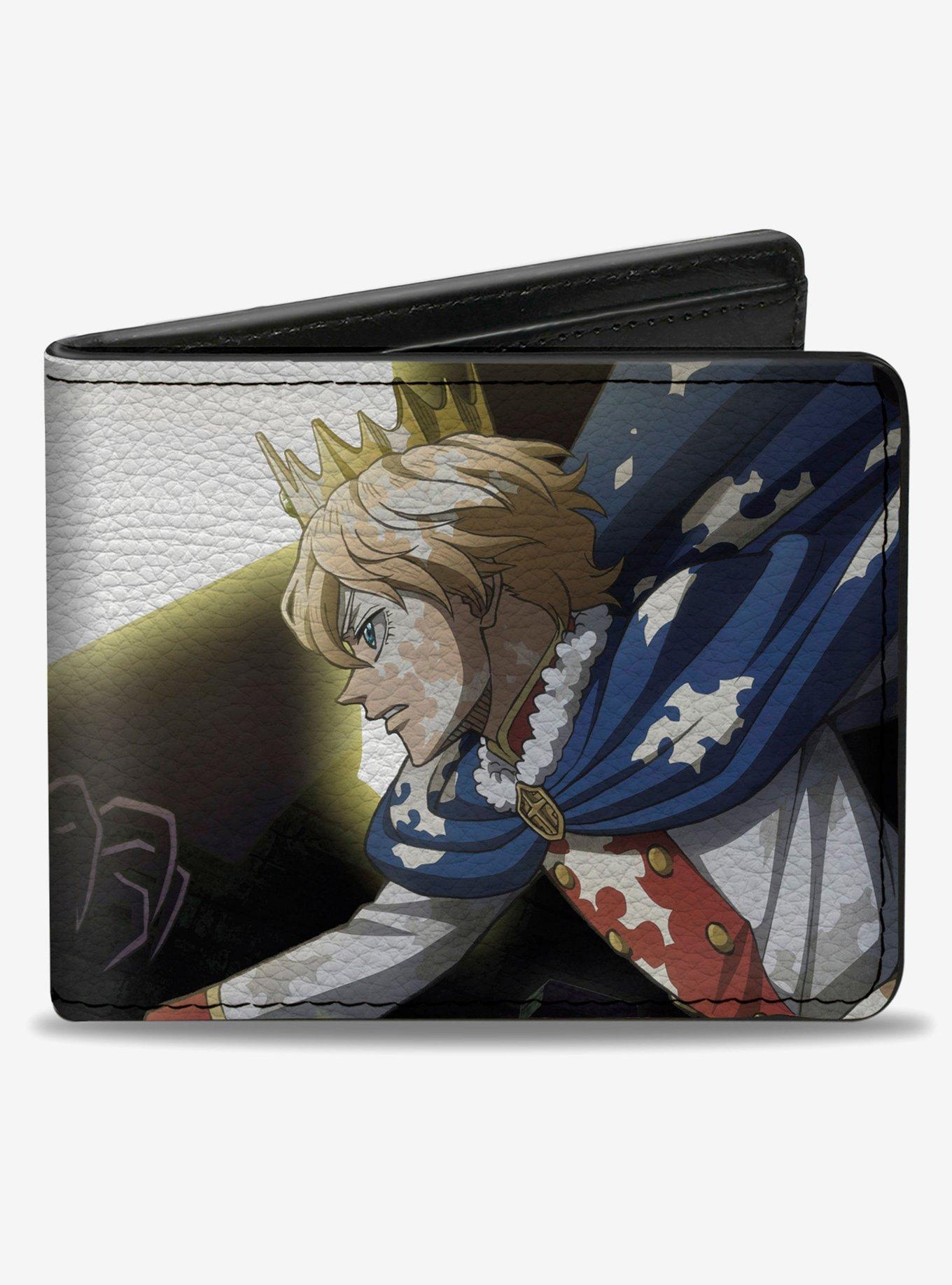 Black Clover Lemiel and Zagred Swords Of Light Battle Scene Bifold Wallet, , hi-res
