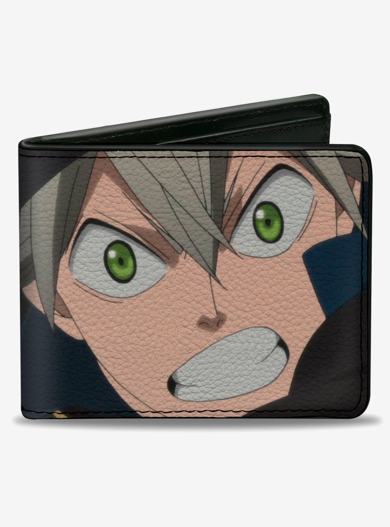 Black Clover Asta Training Pose Close-Up Bifold Wallet, , hi-res