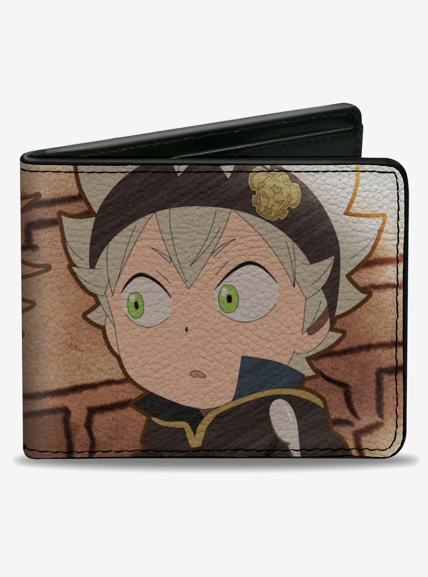 Black Clover Chibi Leopold and Asta Pose Bifold Wallet, , hi-res