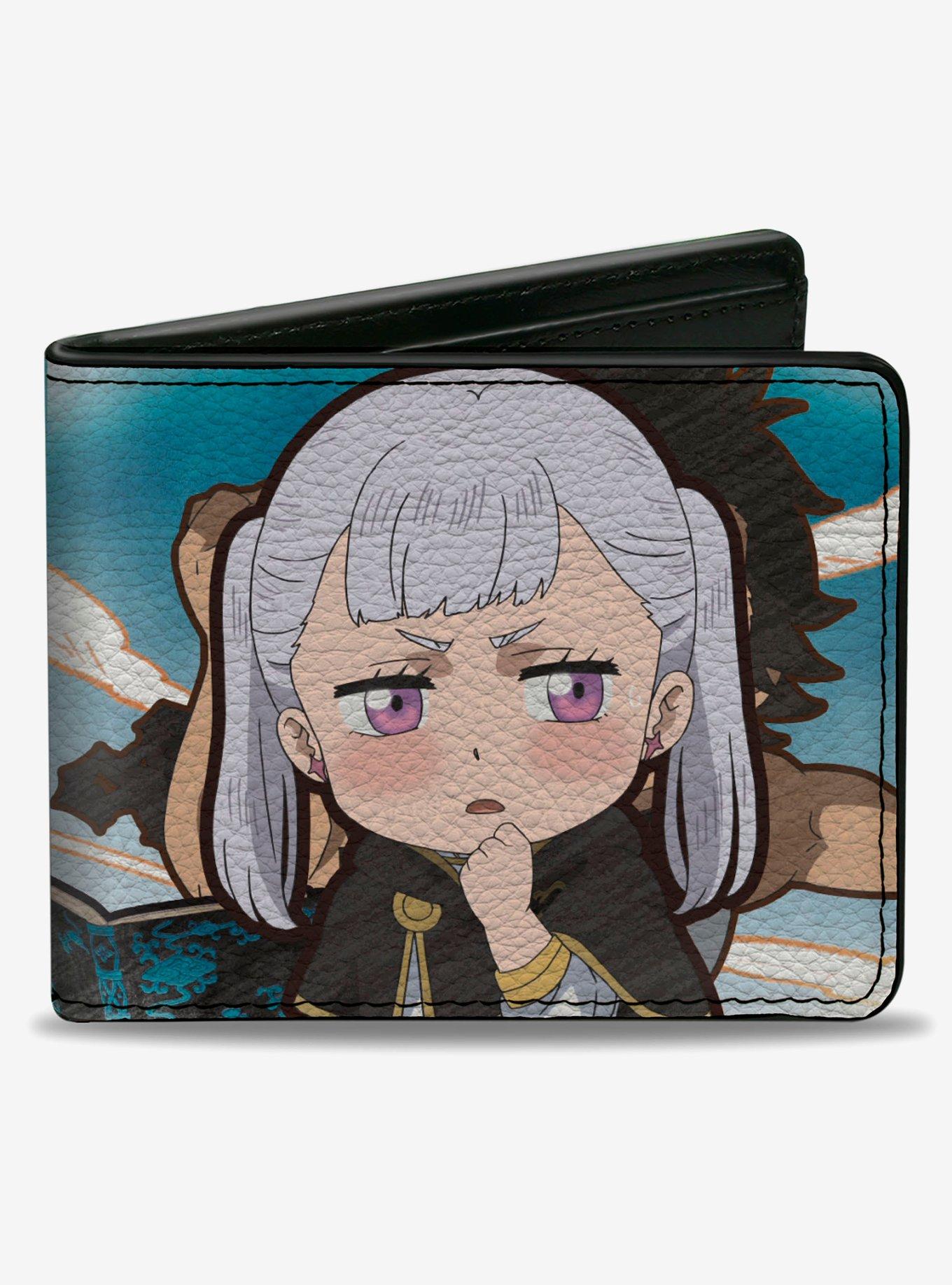 Black Clover Chibi Noelle Thinking Scene Bifold Wallet, , hi-res
