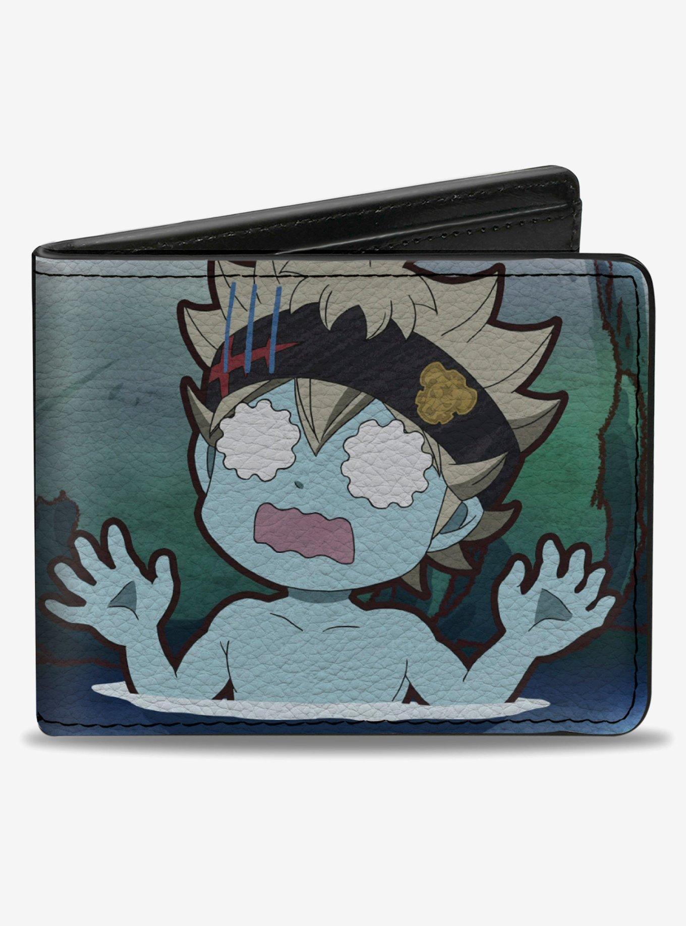 Black Clover Asta Cold Plunge Pose Bifold Wallet, , hi-res