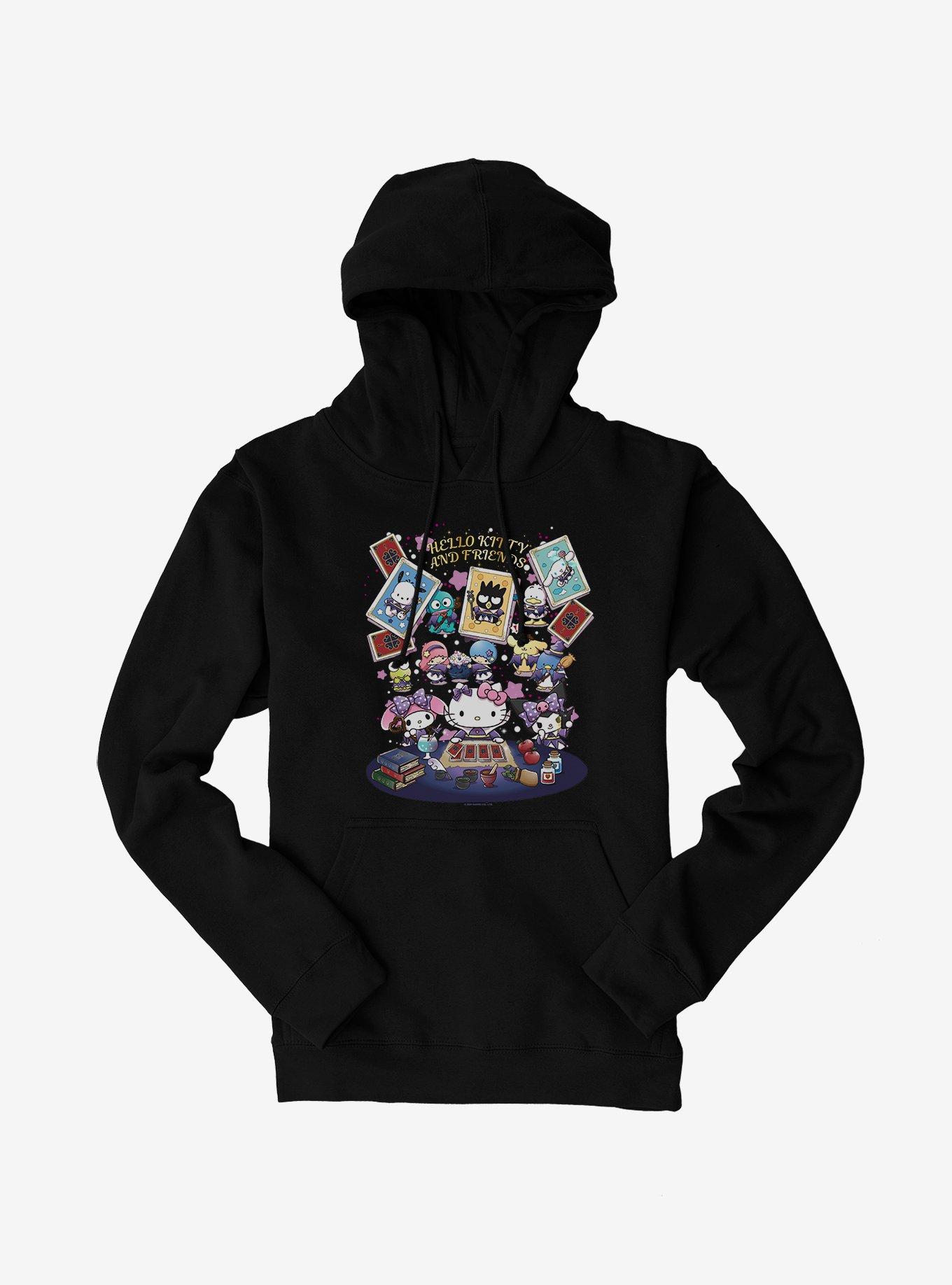Hello Kitty & Friends Magic Cards Hoodie, BLACK, hi-res