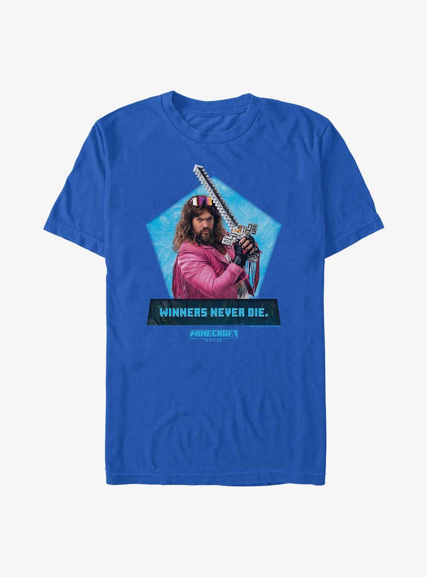 A Minecraft Movie Winners Never Die T-Shirt, , hi-res