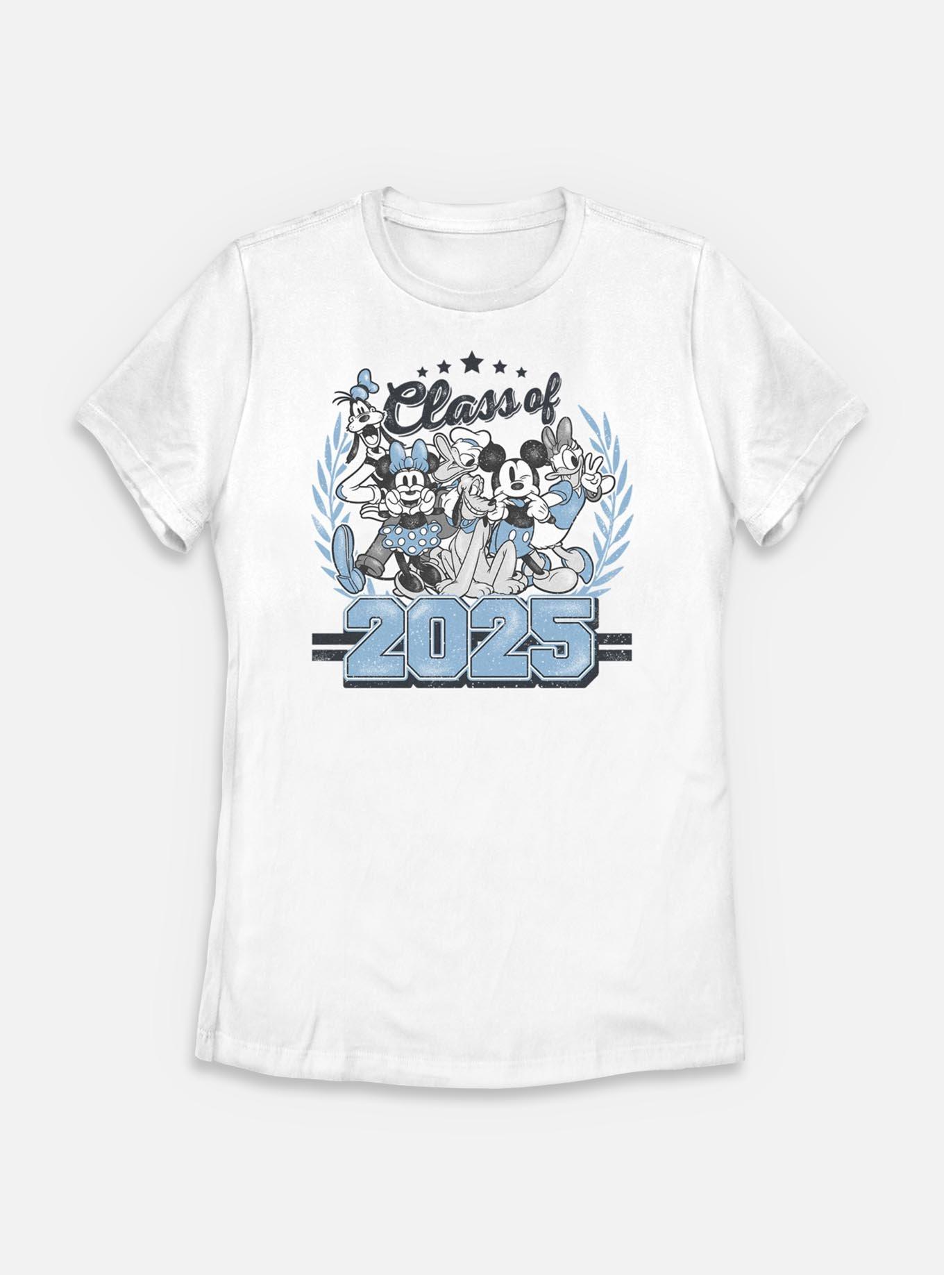 Disney Mickey Mouse Class Of 2025 Group Womens T-Shirt, , hi-res