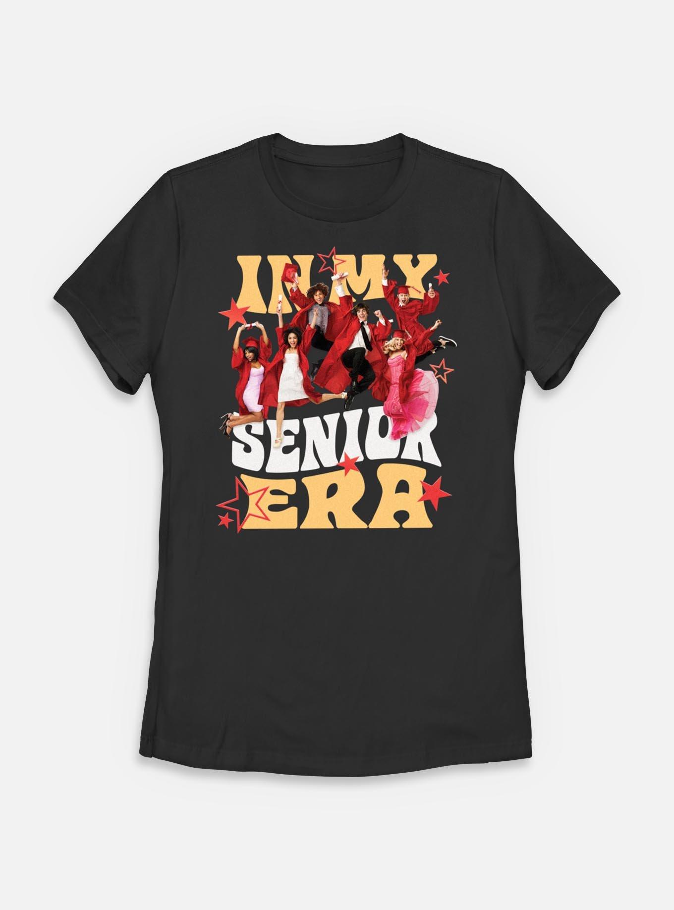Disney High School Musical In My Senior Era Womens T-Shirt, BLACK, hi-res