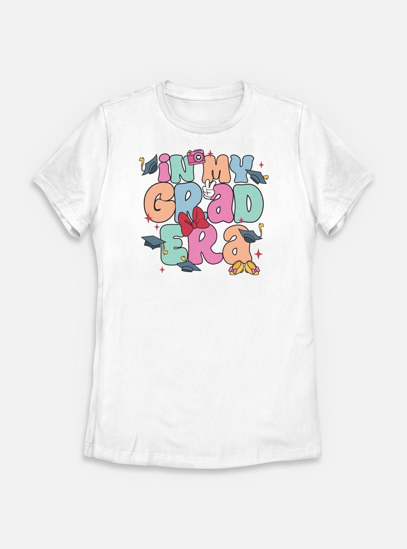 Disney Minnie Mouse In My Grad Era Womens T-Shirt, WHITE, hi-res