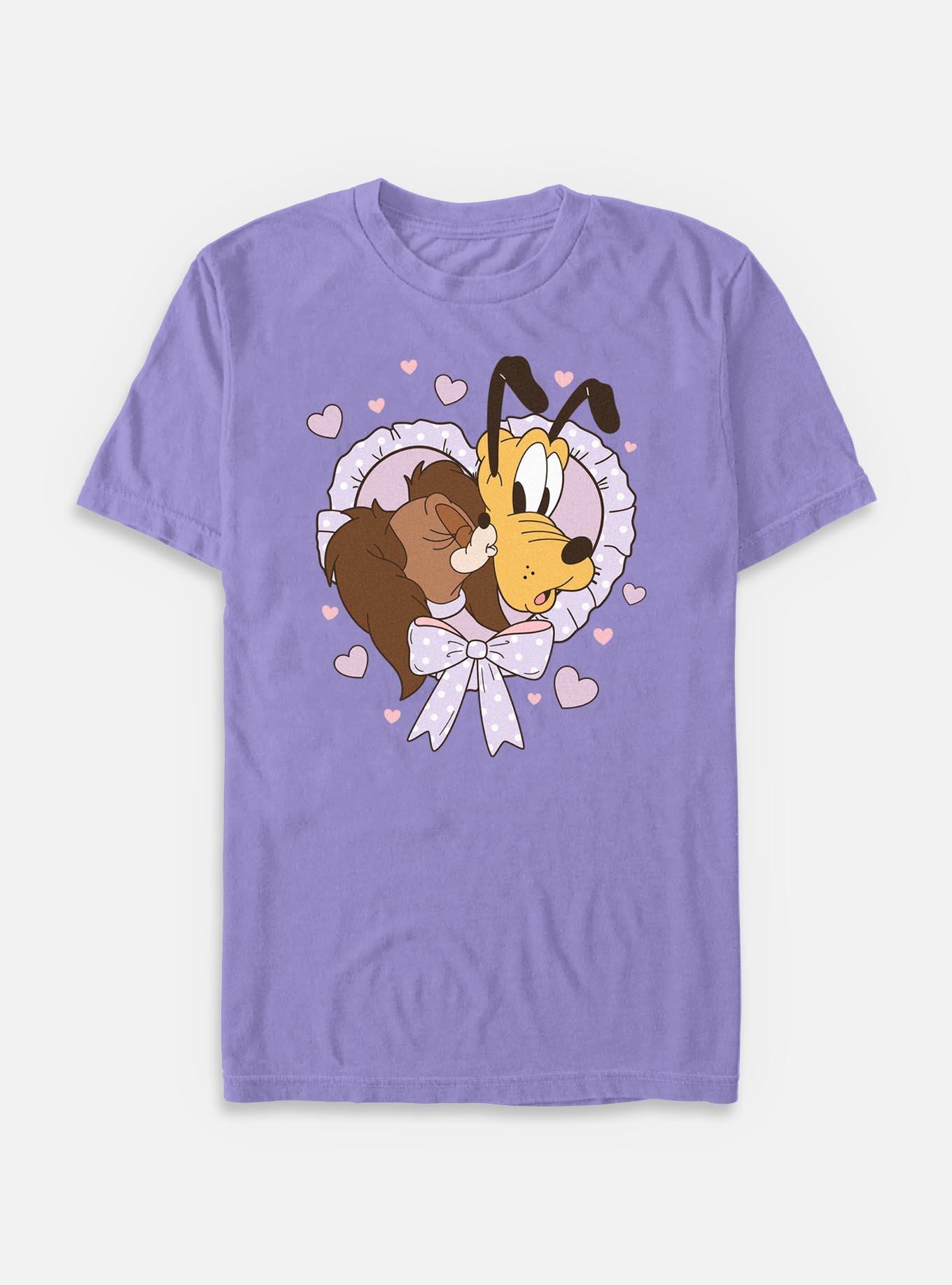 Disney Mickey Mouse Puppy Love Garment Dye T-Shirt, VIOLET, hi-res