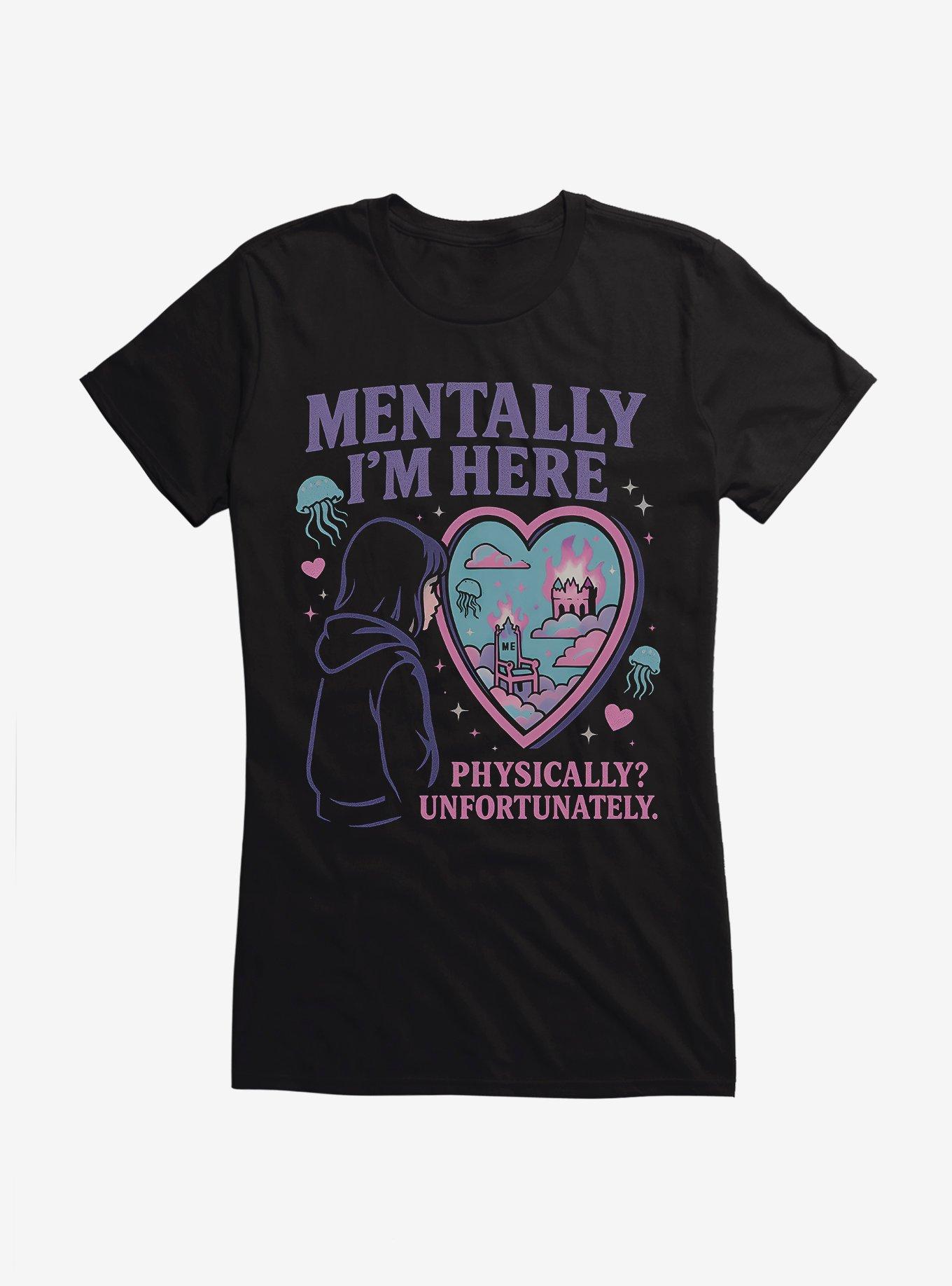 Mentally Here Girls T-Shirt, , hi-res