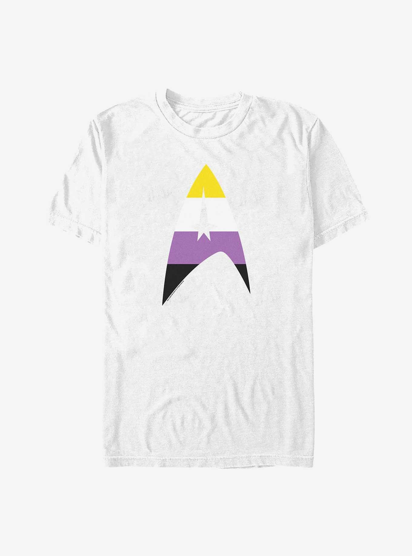 Star Trek Nonbinary Flag Logo T-Shirt, , hi-res