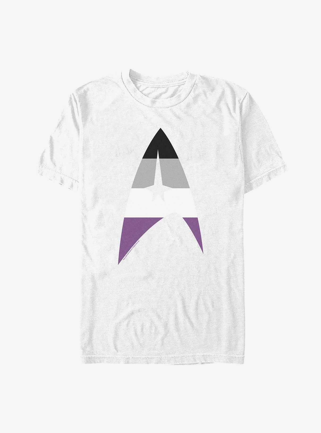 Star Trek Asexual Flag Logo T-Shirt, , hi-res