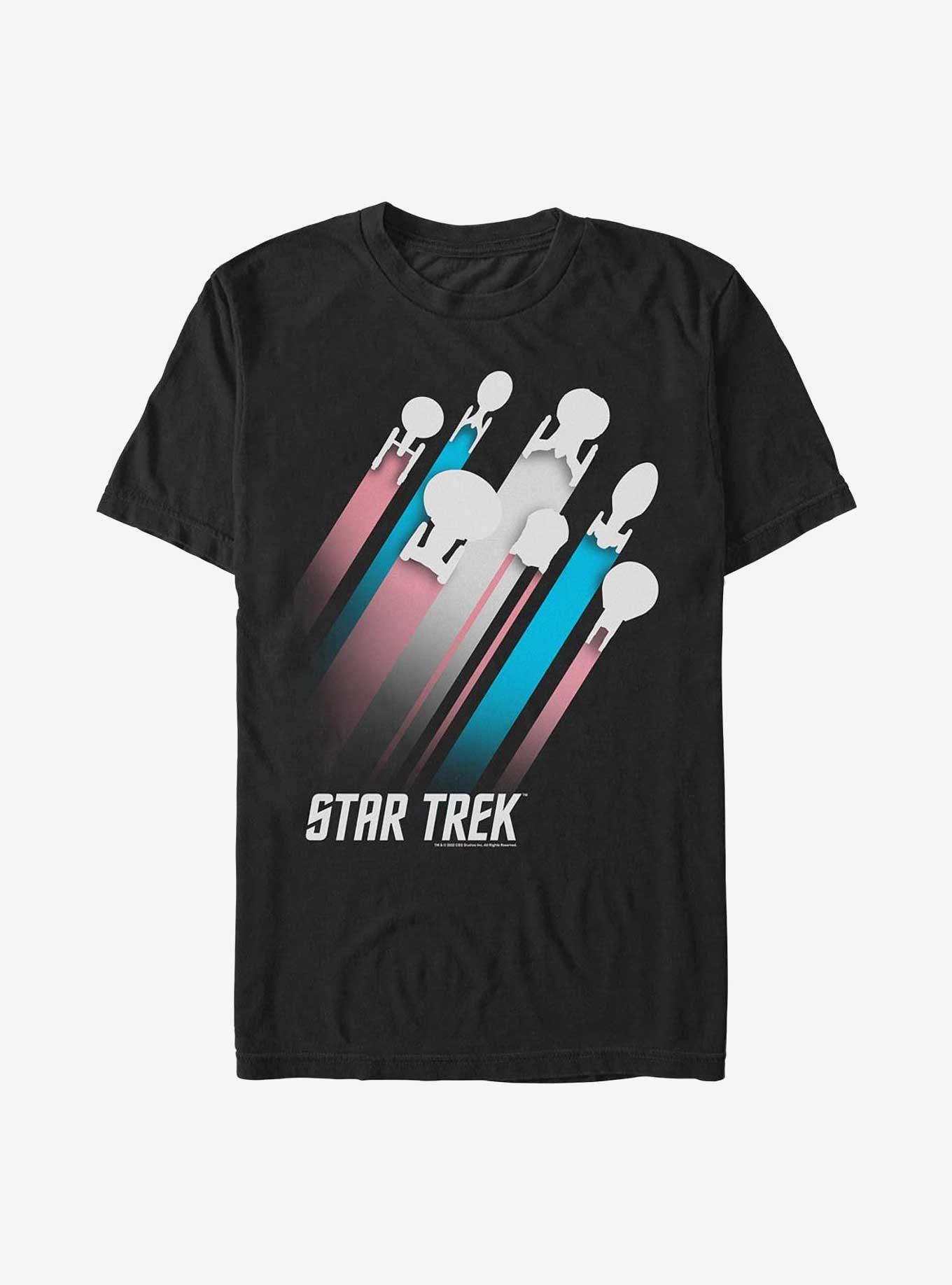 Star Trek Trans Pride Fleet Stripes T-Shirt, , hi-res