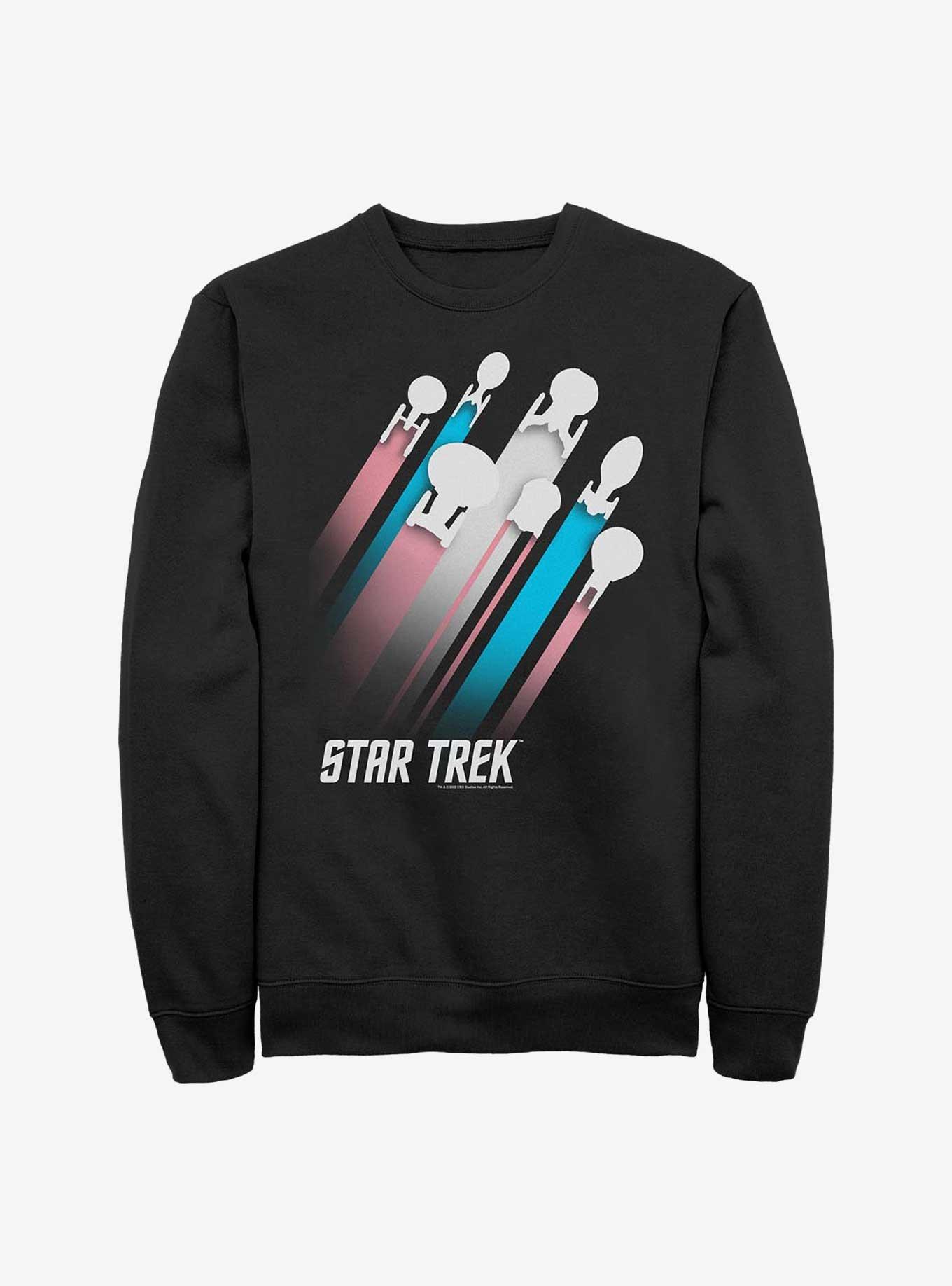 Star Trek Trans Pride Fleet Stripes Sweatshirt