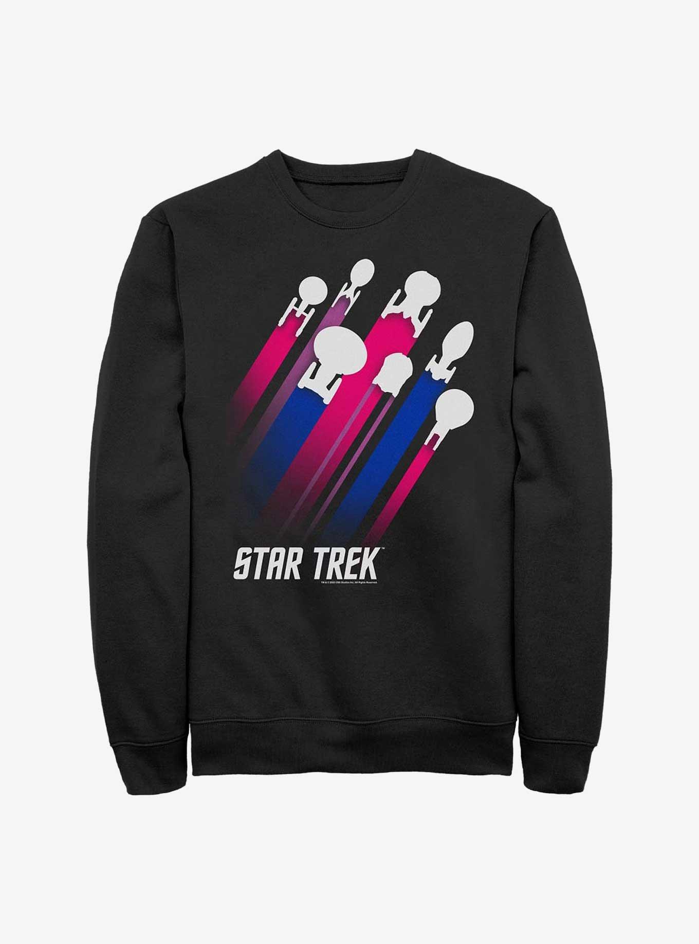 Star Trek Bisexual Pride Fleet Stripes Sweatshirt