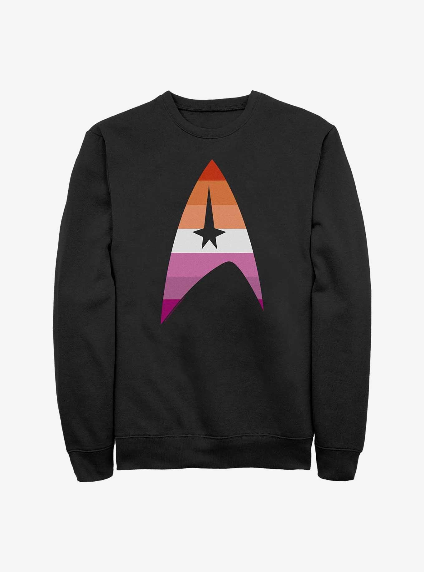 Star Trek Lesbian Flag Logo Sweatshirt