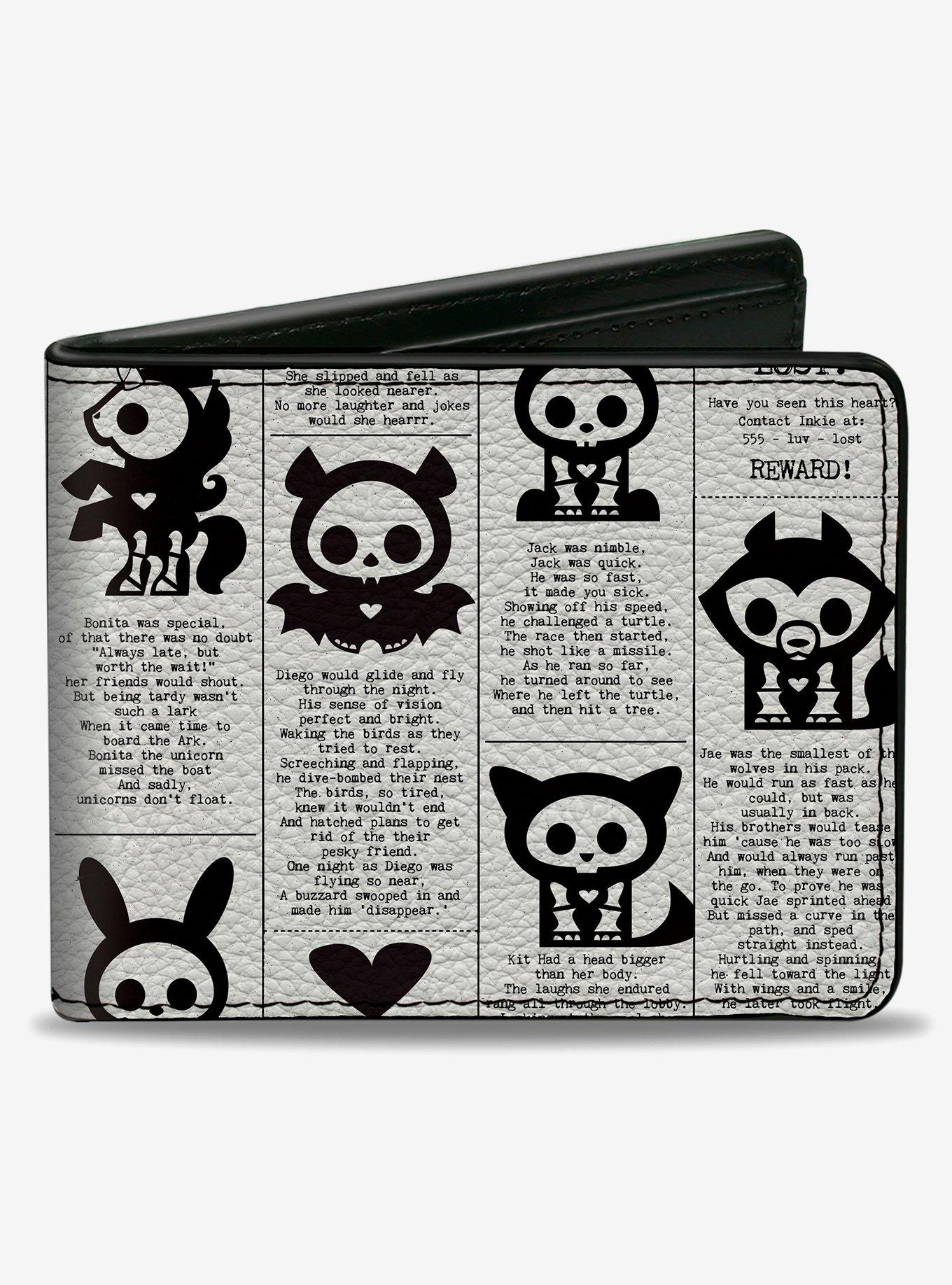 Skelanimals Obituary Announcements Bifold Wallet, , hi-res