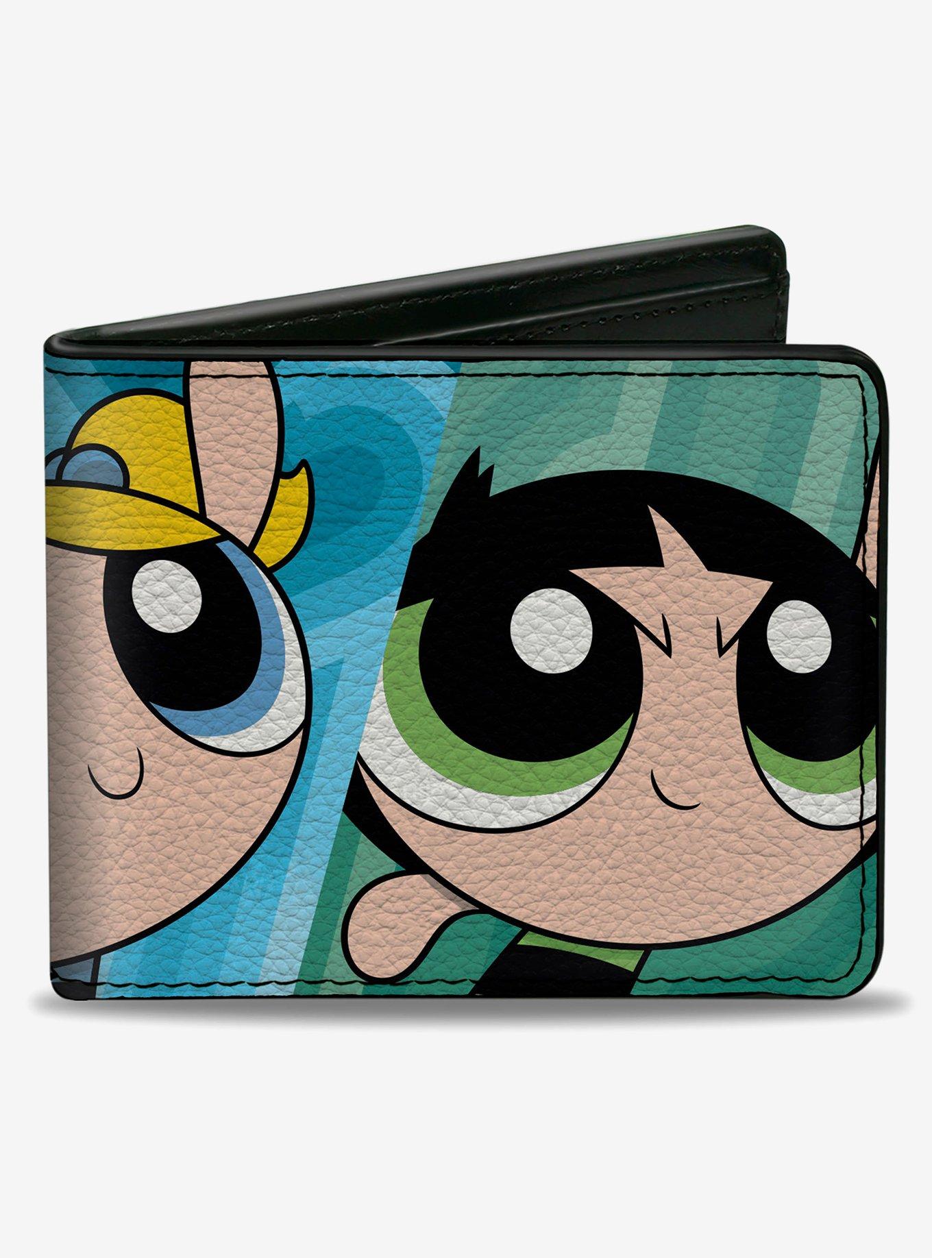The Powerpuff Girls Character Close Up Bifold Wallet, , hi-res