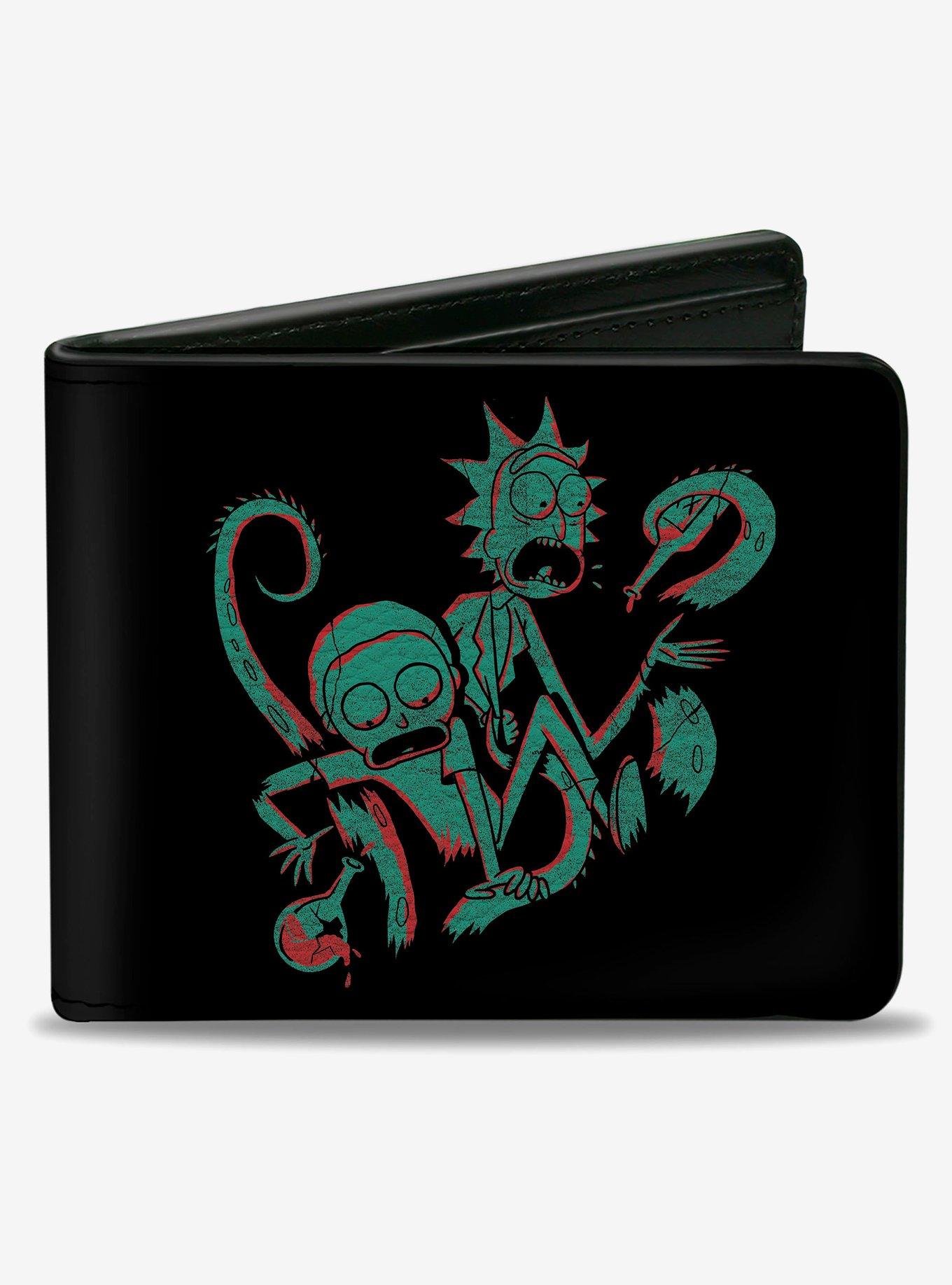 Rick and Morty Psychedelic Monster Pose Bifold Wallet, , hi-res