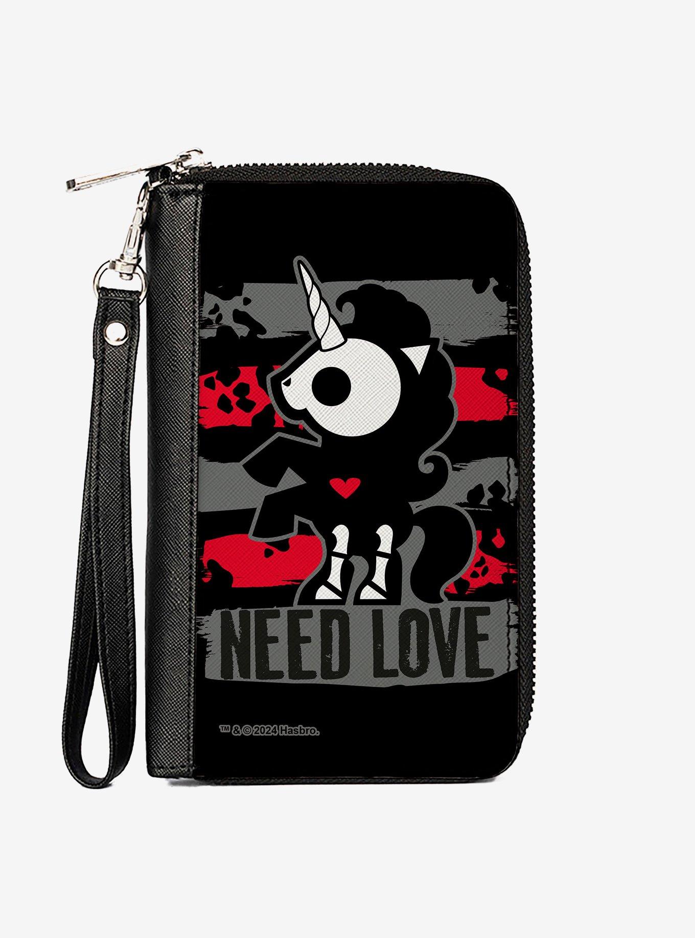 Skelanimals Bonita The Unicorn Need Love Zip Around Wallet, , hi-res