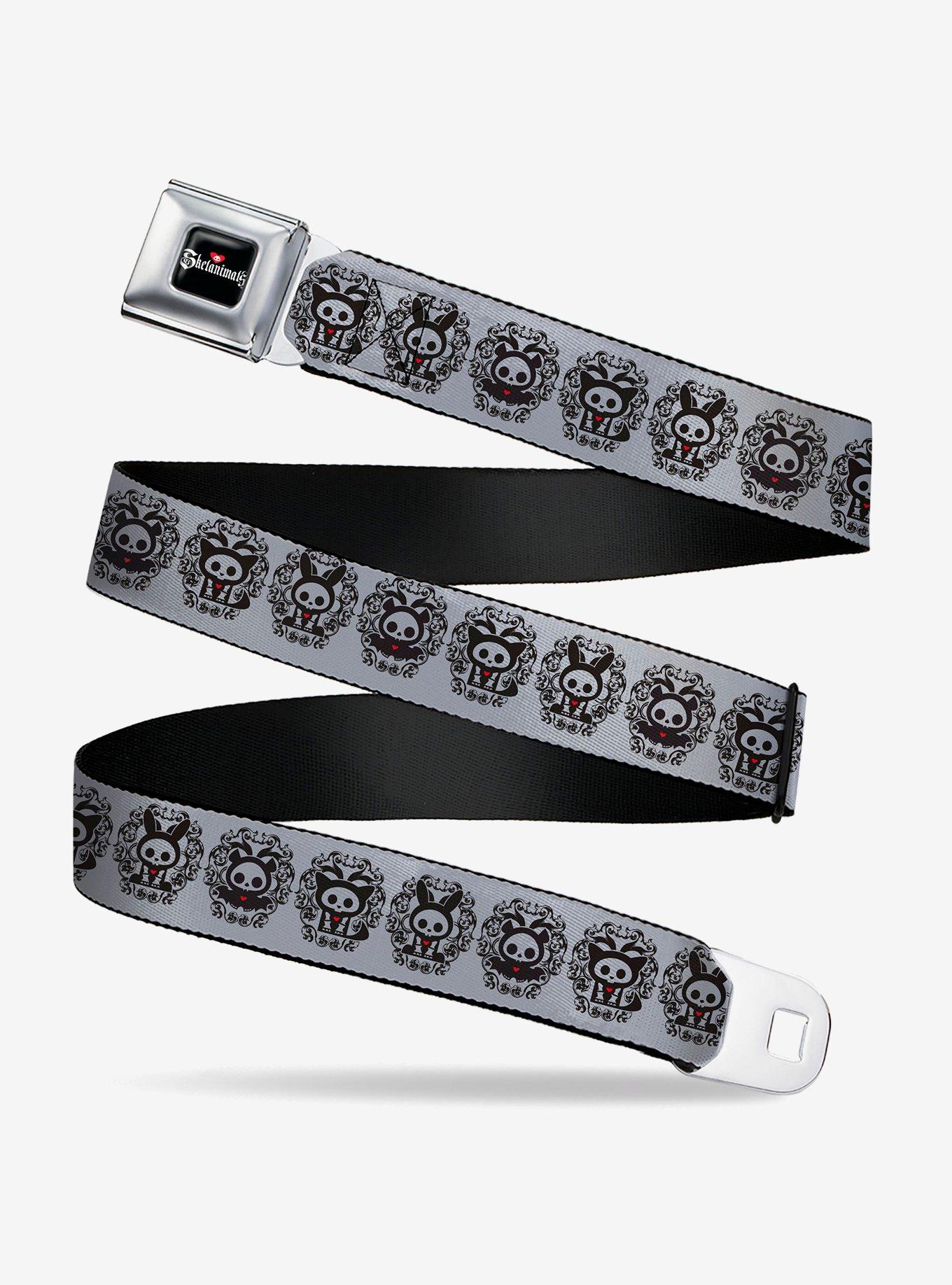 Skelanimals Diego Jack Kits Portraits Seatbelt Buckle Belt, , hi-res