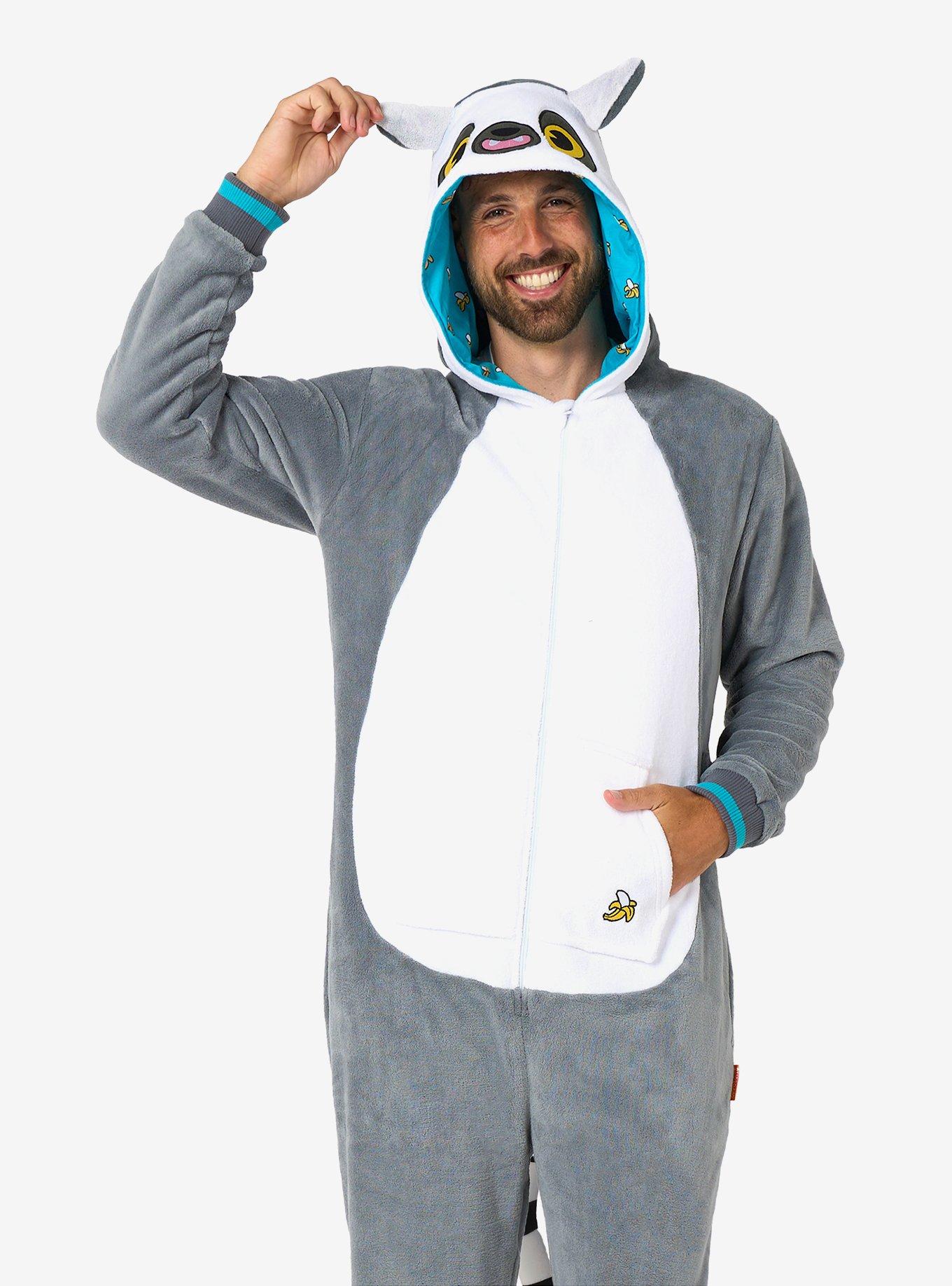 Lemur Onesie, GREY, hi-res