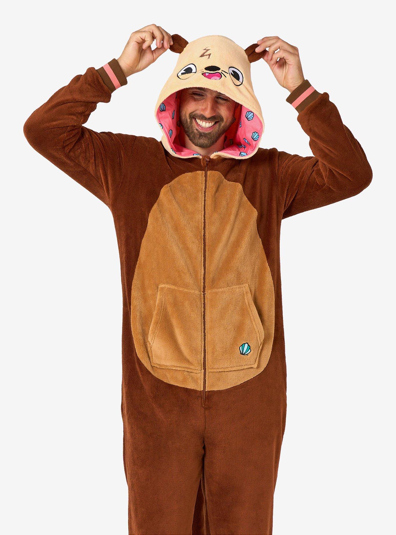 Otter Onesie, BEIGE, hi-res