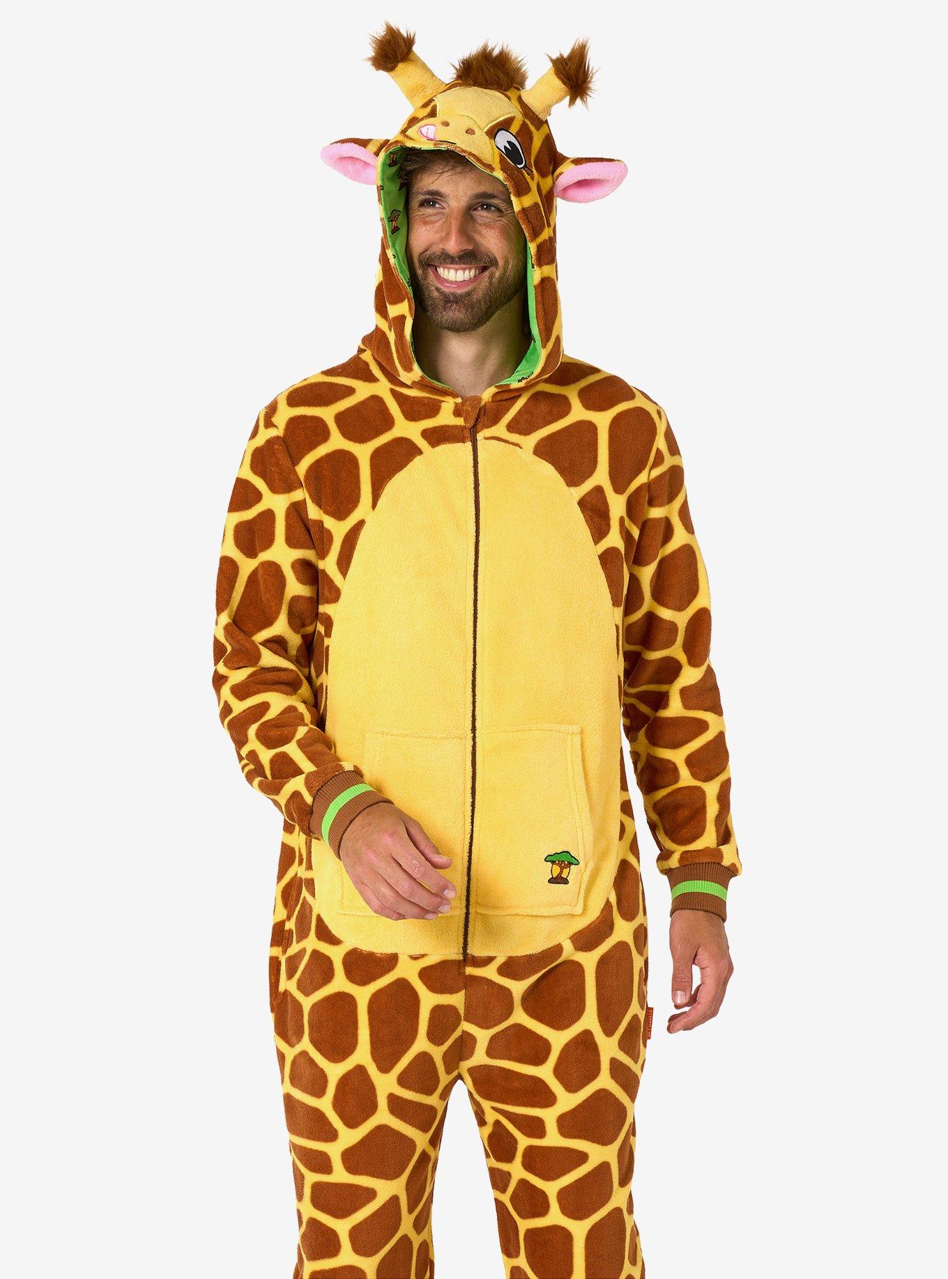 Giraffe Onesie, BEIGE, hi-res